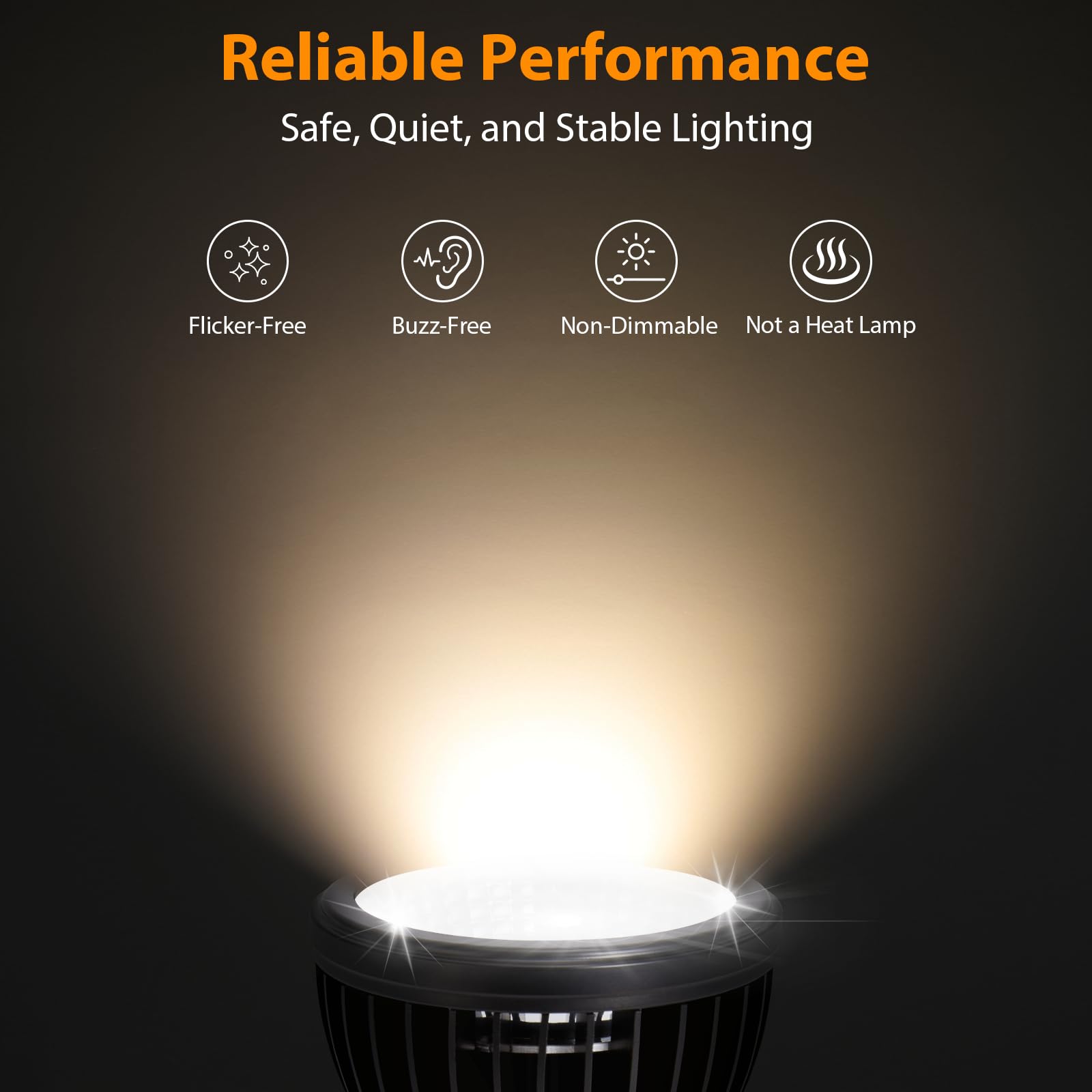 Reptitrip Uvb Light For Reptiles, Uvb Bulb 5W 10.0 Uvb Led Lamp, Reptile Light Bulb, Provide Sufficient Uvb Exposure For Desert-