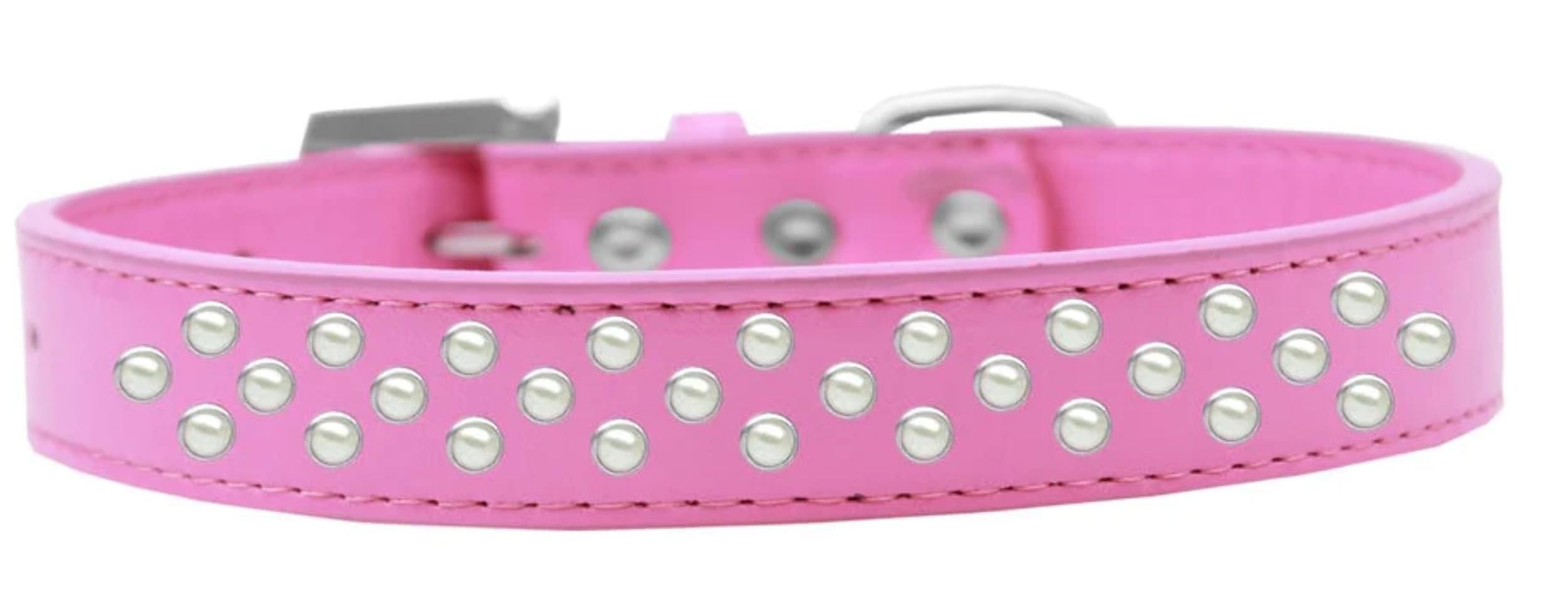 Dog, Puppy & Pet Fashion Collar, Pearl Rimsets Sprinkles Light Pink 20