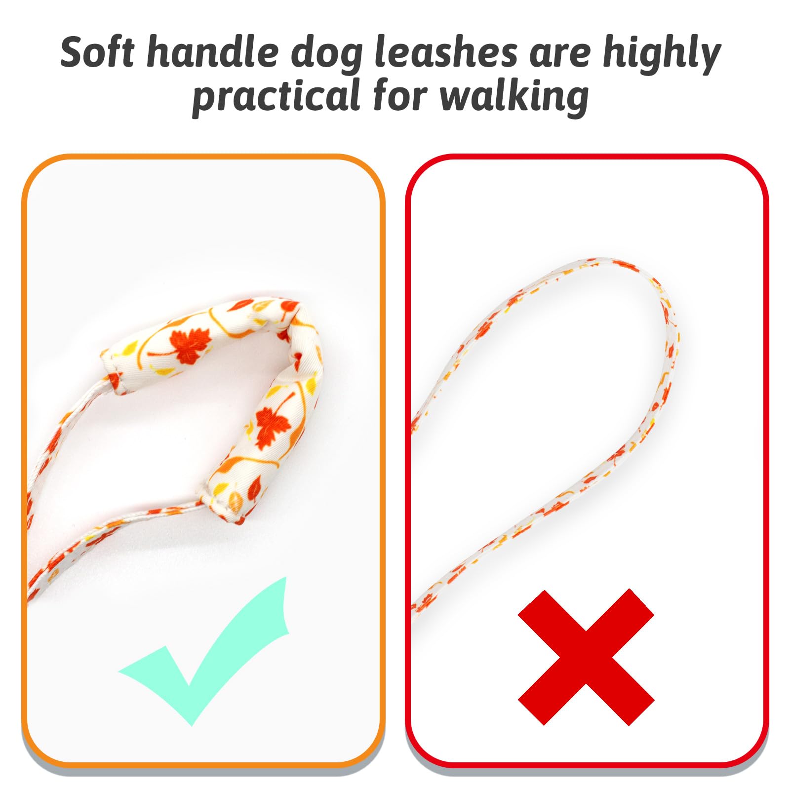 HSIGIO Dog Collar and Leash Set Girls Adjustable Puppy Collars with Floral Bow Tie for Small Medium Large Female Dogs, Orange Ma