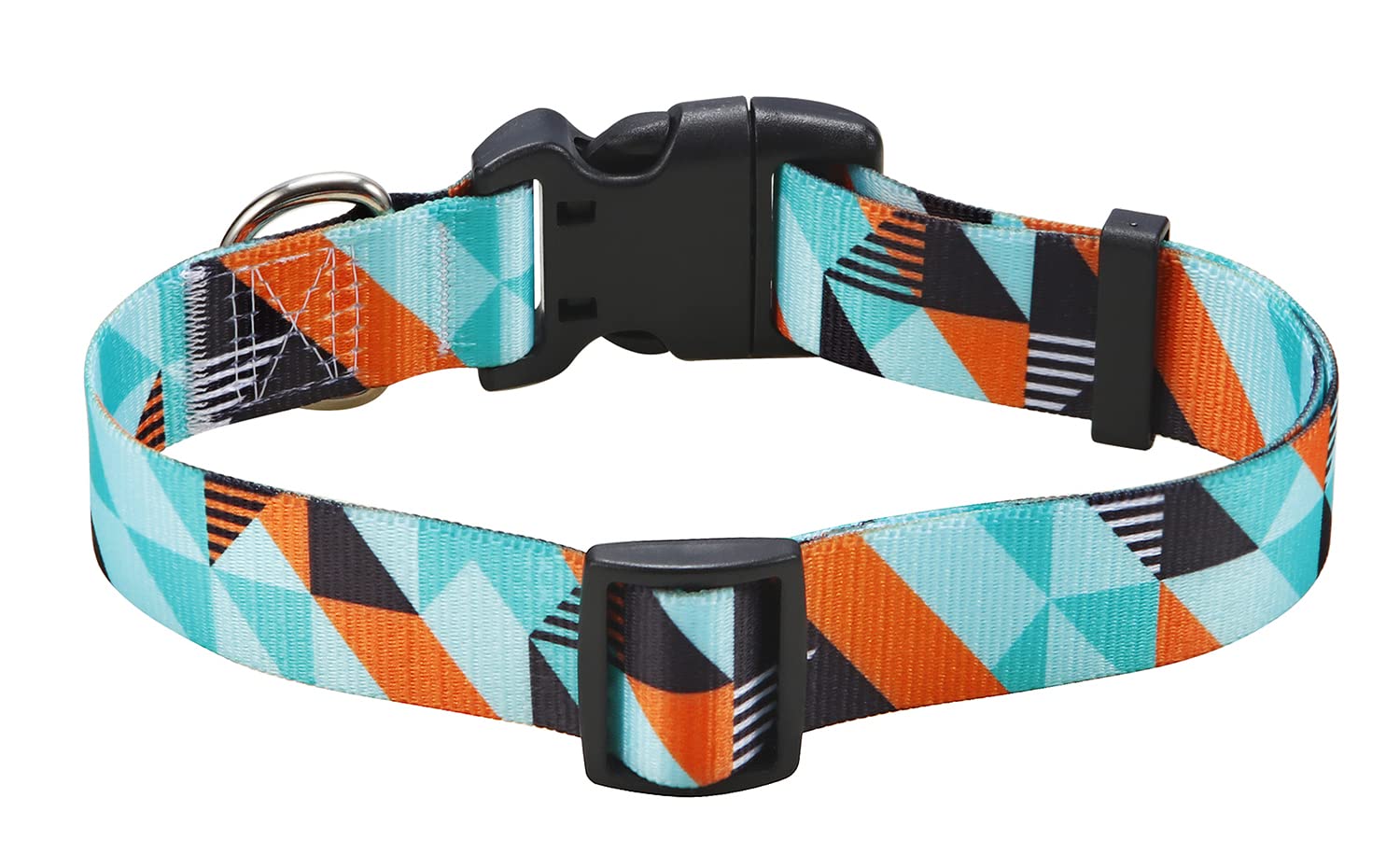 Mihqy Dog Collar With Bohemia Floral Tribal Geometric Patterns - Soft Ethnic Style Collar Adjustable For Small Medium Large Dogs (Geometry,Xs)