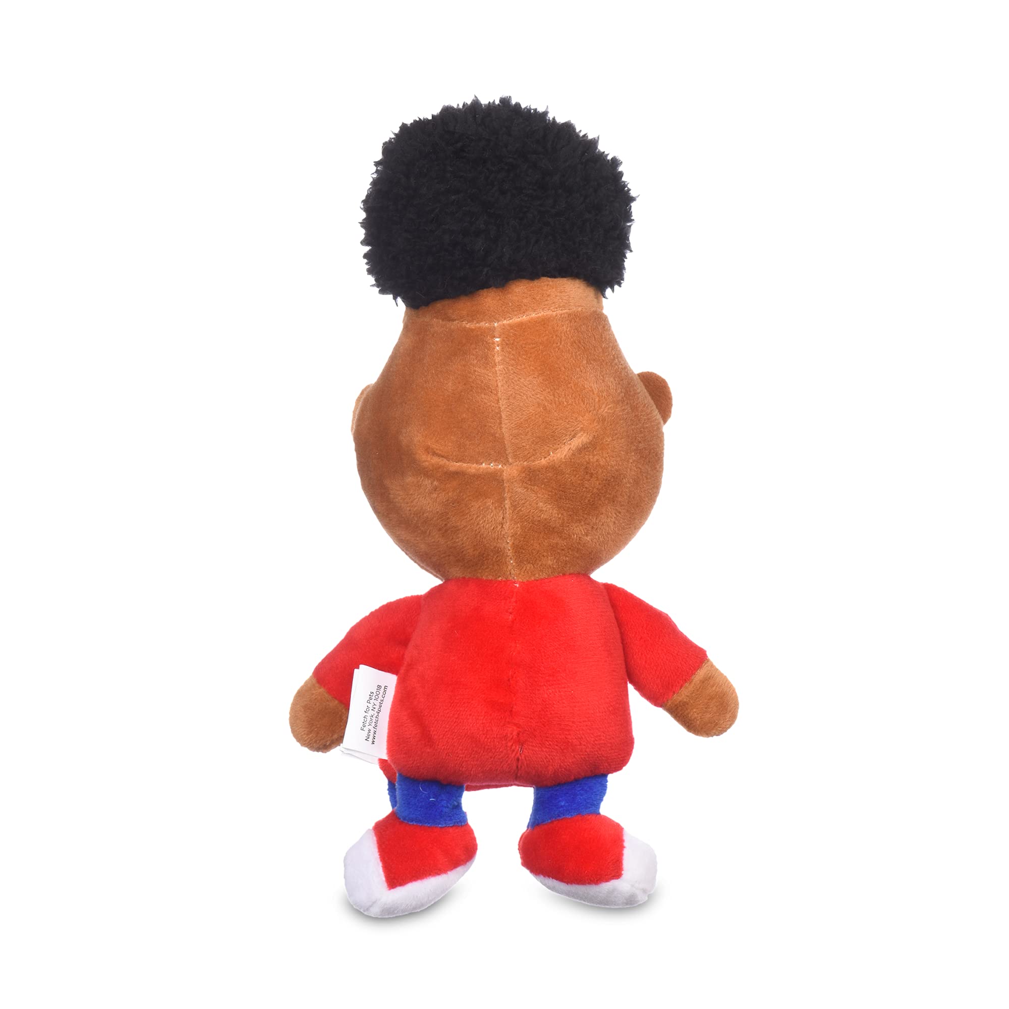 Nickelodeon For Pets Hey Arnold Gerald Figure Plush Dog Toy | 9 Inch Soft Fabric Medium Dog Toy - Brown And Red Plush Dog Toy For All Dogs, 90S Nickelodeon Toys From Hey Arnold Tv Series