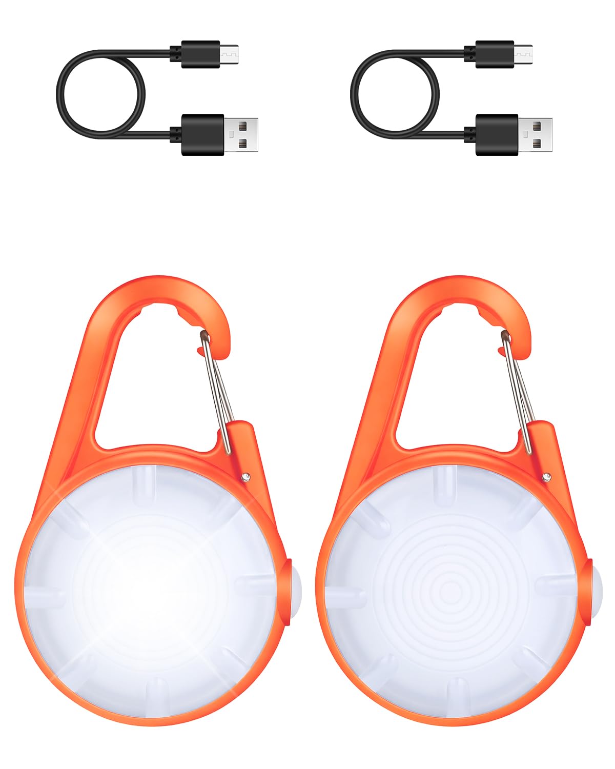 Dog Collar Light, 4 Modes Dog Lights for Night Walking, Rechargeable LED Pet Collar Light for Nighttime Clip on, IP68 Waterproof