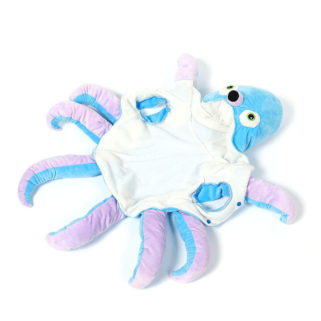 Mogoko Dog Cat Octopus Costumes, Pet Halloween Cosplay Dress, Funny Octopus Costume For Dogs Blue 14.2' Neck Girth; 18.1' Chest