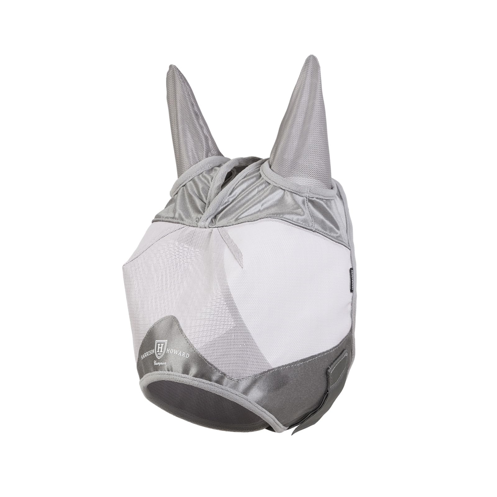 Harrison Howard Half Face Horse Fly Mask UV Protection and Breathable for Equine Use Comfortable Grey L