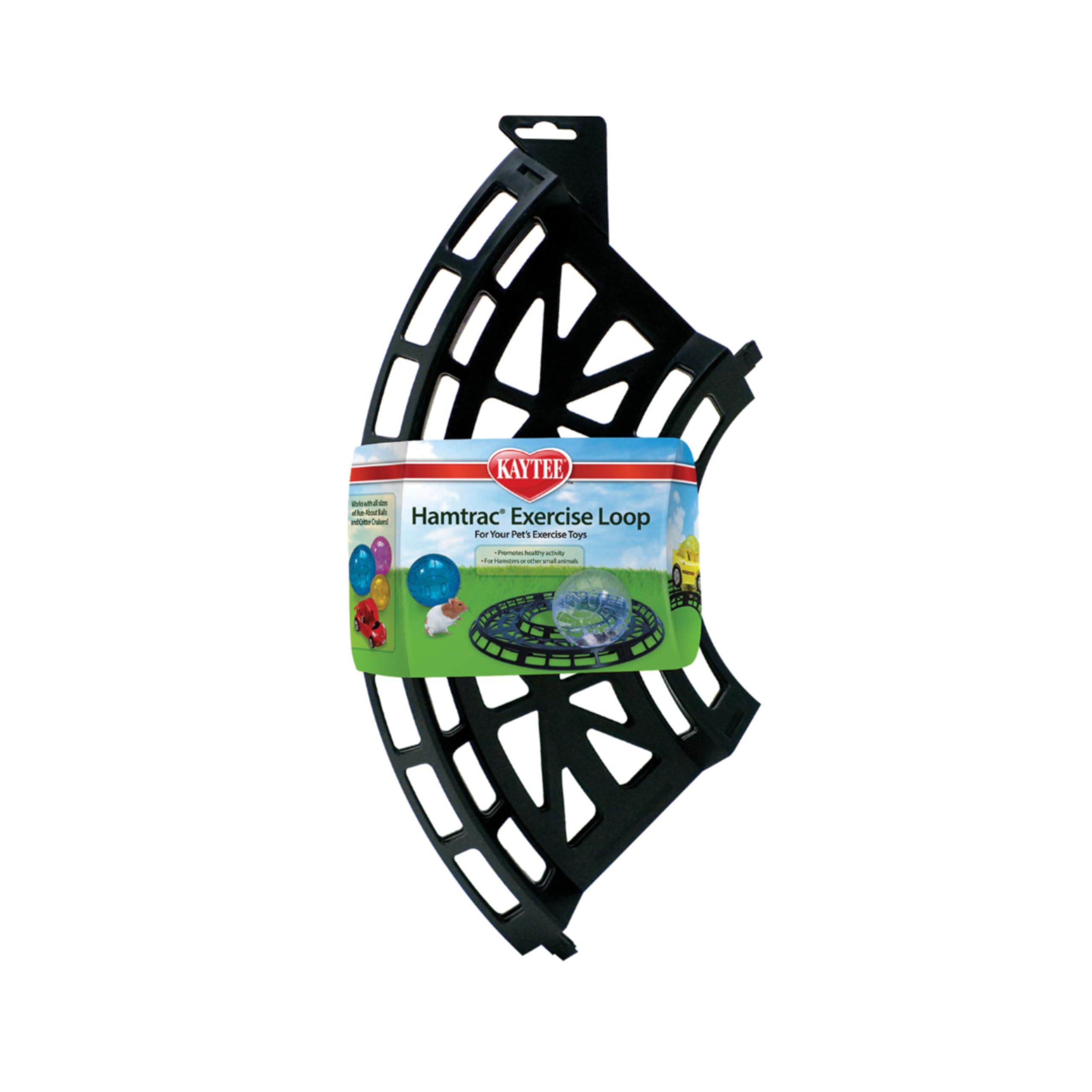 Kaytee Hamtrack Exercise Loop For Exercise Balls & Critter Cruiser Car (Includes 4 Curved Sections)