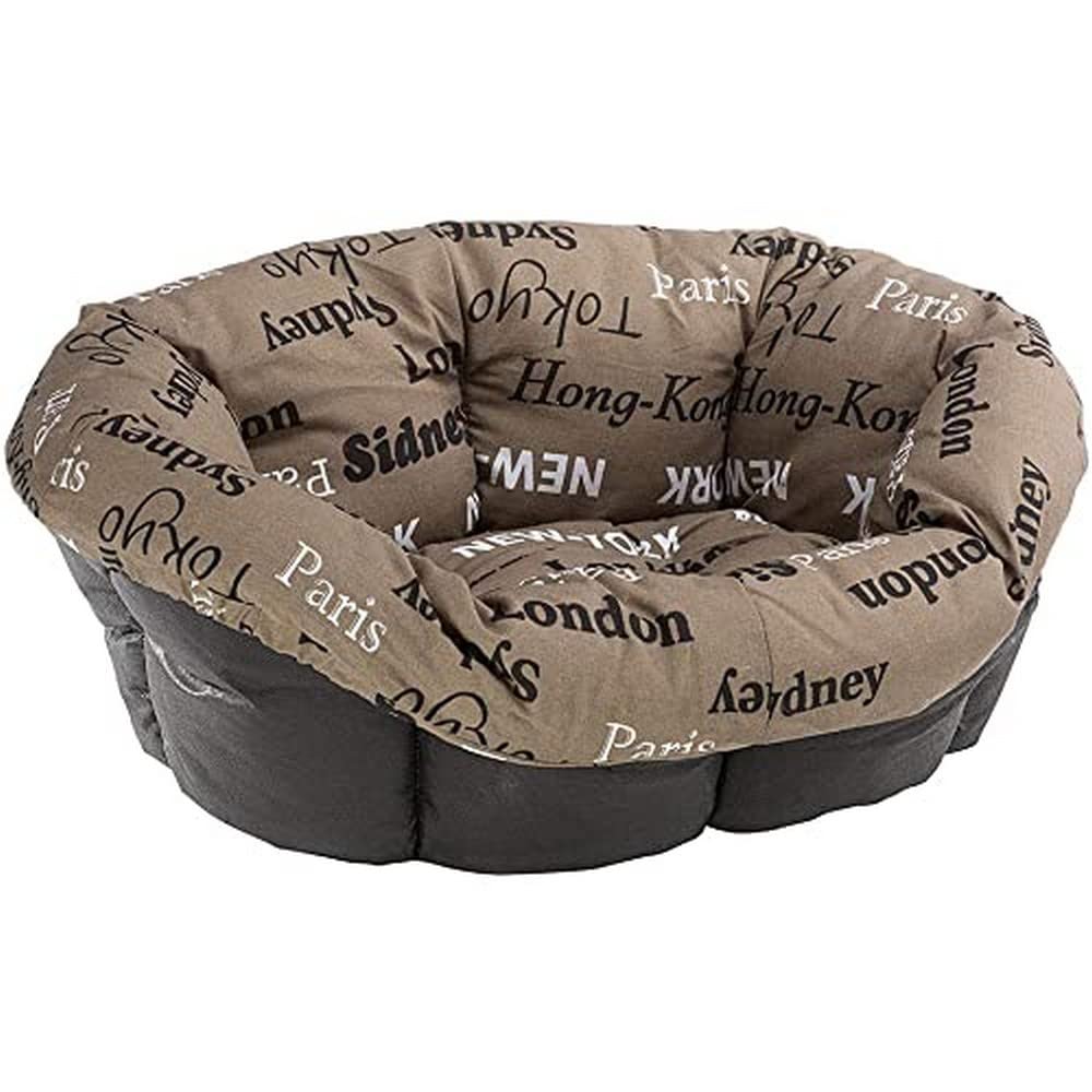 Ferplast Cushion for Dog and cat Bed Sofa Cushion 2 Padded Spare Cover for pet Bed Plastic Basket, Soft Cotton Washable, Adjust