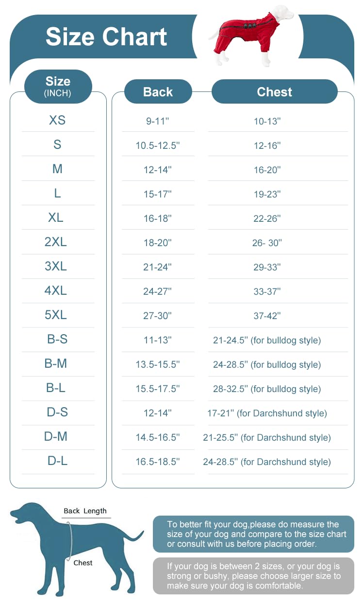 Dogs Waterproof Jacket, Lightweight Waterproof Jacket Reflective Safety Dog Raincoat Windproof Snow-Proof Dog Vest For Small Med