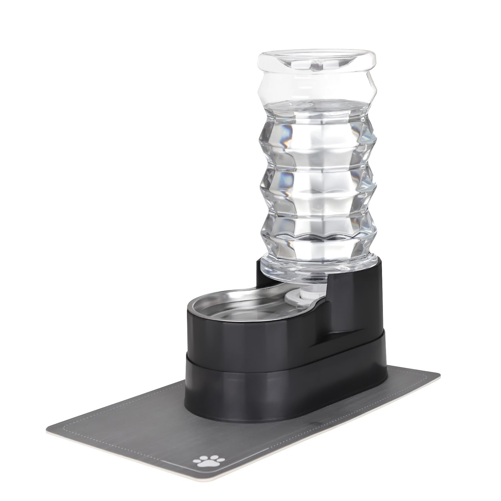 Rizzari 8L Raised Automatic Pet Waterer, Gravity Fed Stainless Steel Waterer, 100% Bpa Free, Large Capacity Feeder For Cats And 