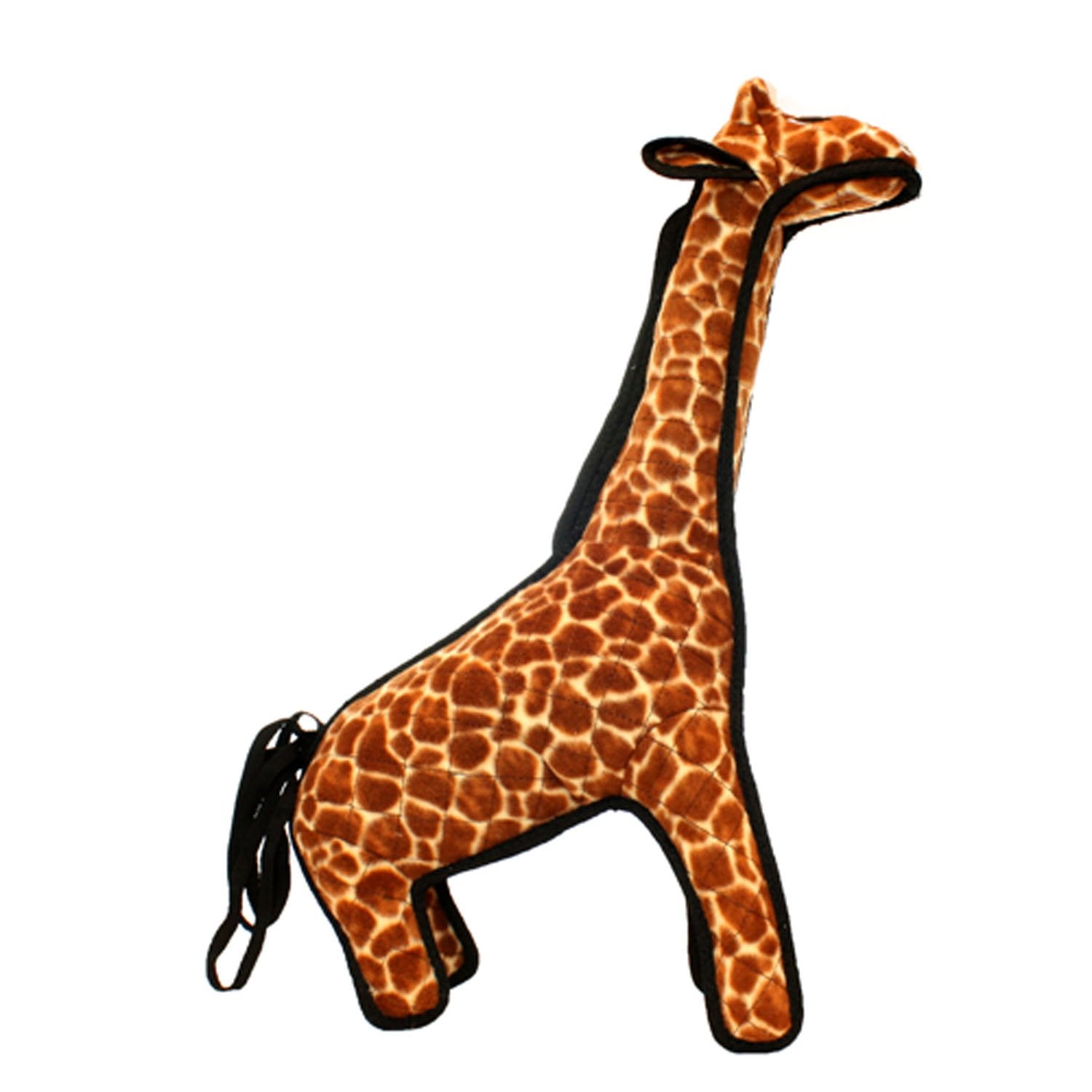 Tuffy - World'S Tuffest Soft Dog Toy - Zoo Giraffe - Multiple Layers. Made Durable, Strong & Tough. Interactive Play (Tug, Toss 