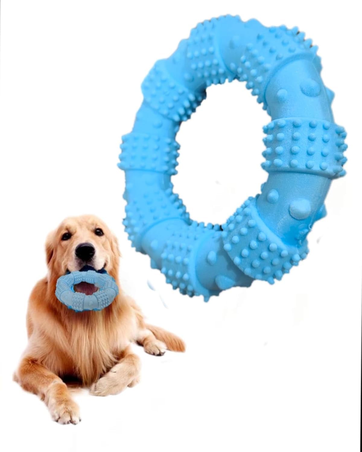 Yadava Rubber Chew Toy For Dog & Cat | Tough ChewingResistant Toy For Medium & Large Dogs | Teeth Cleaning, Teething & Training