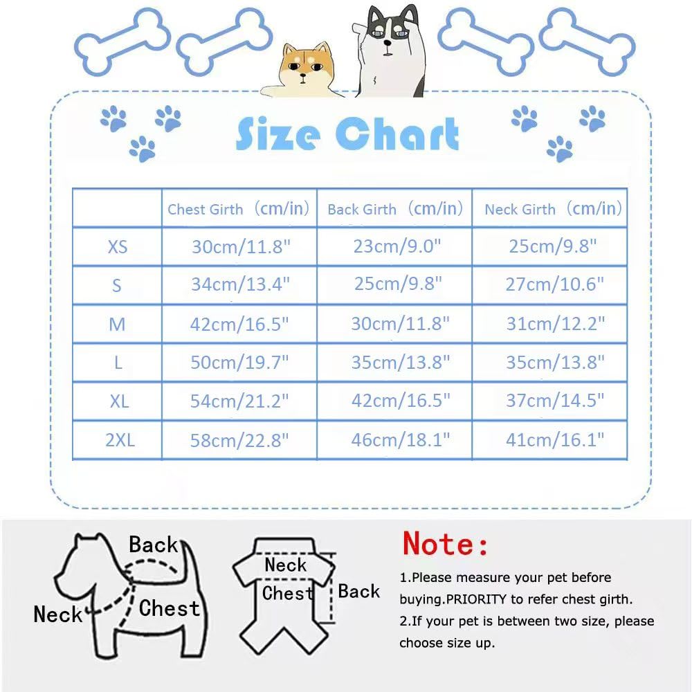 Fleece Dog Pajamas Turtleneck Thermal Dog Pjs Dog Jumpsuit Pet Outfits Warm Dog Onesie Soft Puppy Clothes for Small Sized Dogs a