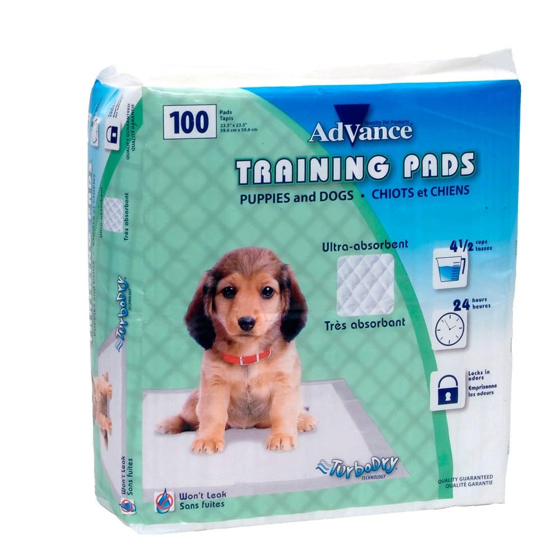 Coastal Pet Advance Dog Training Pads with Turbo Dry Technology - Pet Pads for Dog Training - Absorbent Dog Pee Pads - Dog Train