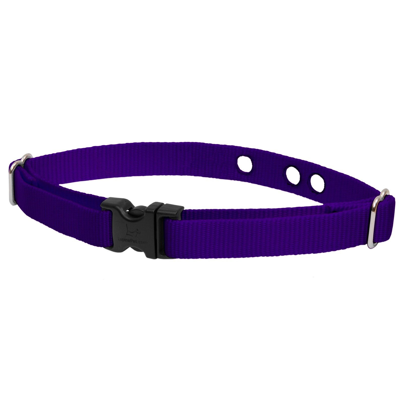 Lupinepet Basics 3/4' Purple 16-24' Containment Collar Strap For Medium And Larger Dogs