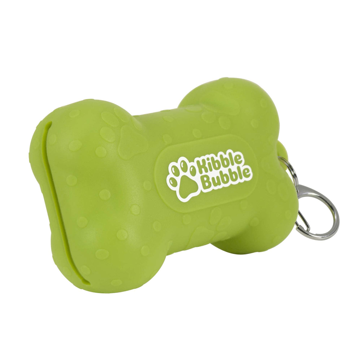 Kibble Bubble Dog Treat Pouch, Bone, Green