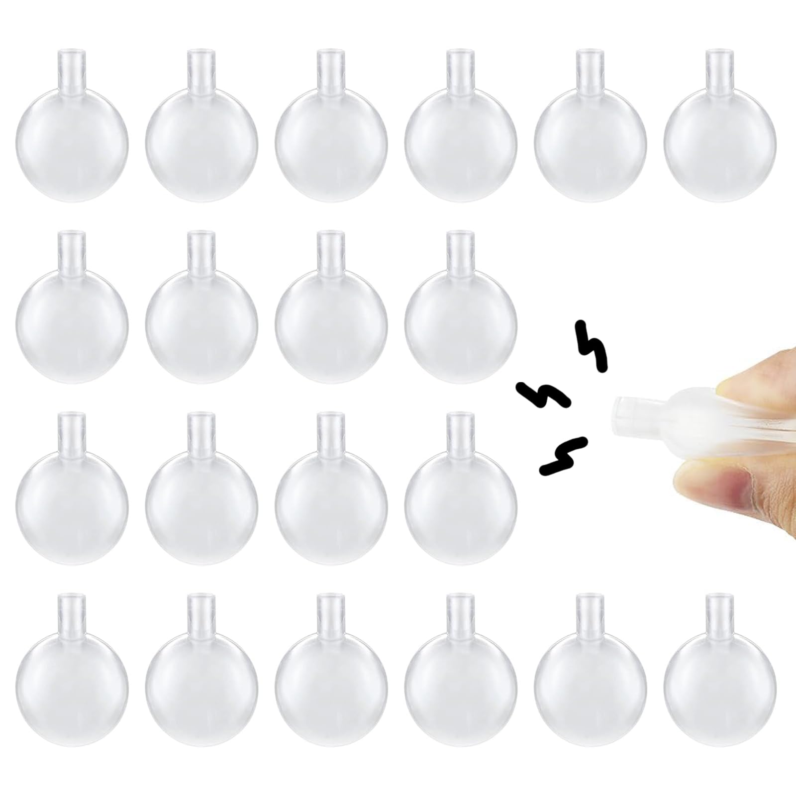 Yincl [20 Pcs] Replacement Squeakers For Dog Toys - 30Mm Noise Maker Repair Squeaky Dog Toys, Replacement Parts For Squeaky Toy