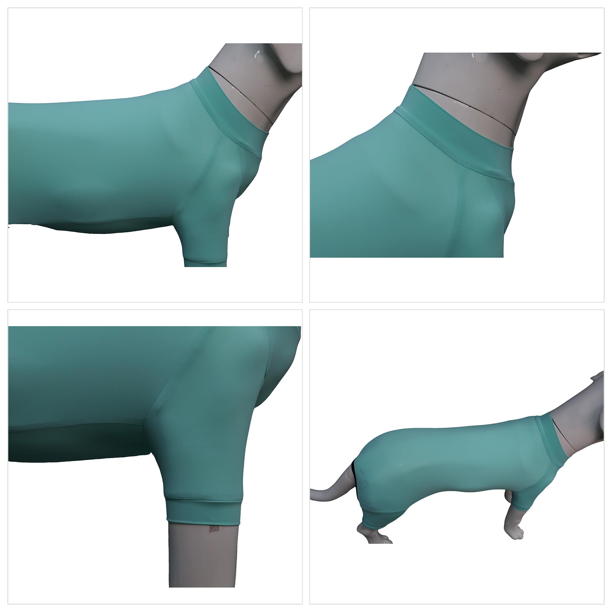 Lovelonglong Dog Jumpsuit With Uv Protection And Quick-Dry Fabric For Spring Summer Pet Pajamas Turquoise Xs