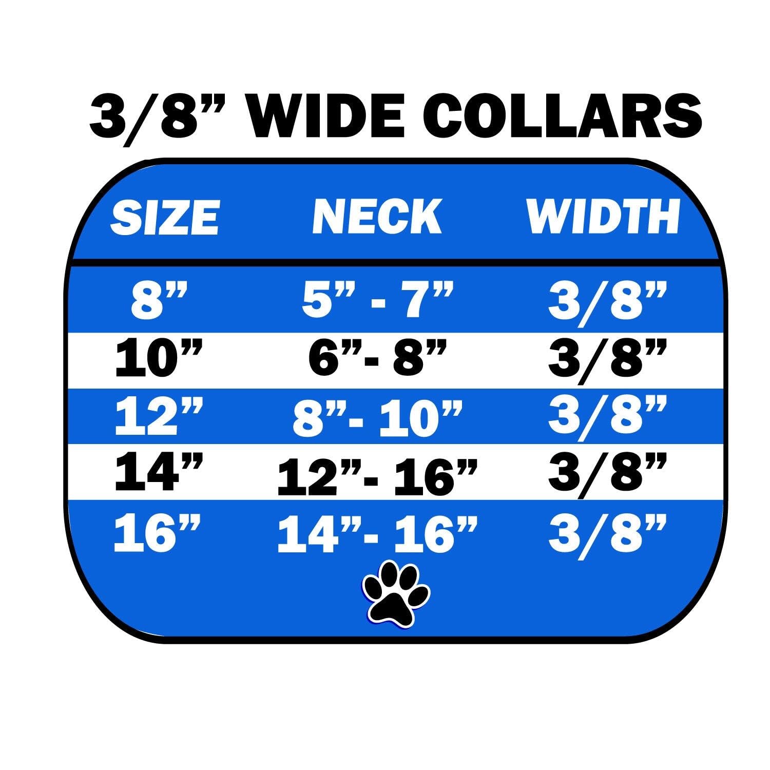 Dog, Puppy & Pet Plain Collar, &quot;3/8&quot; Velvet&quot; Red 8