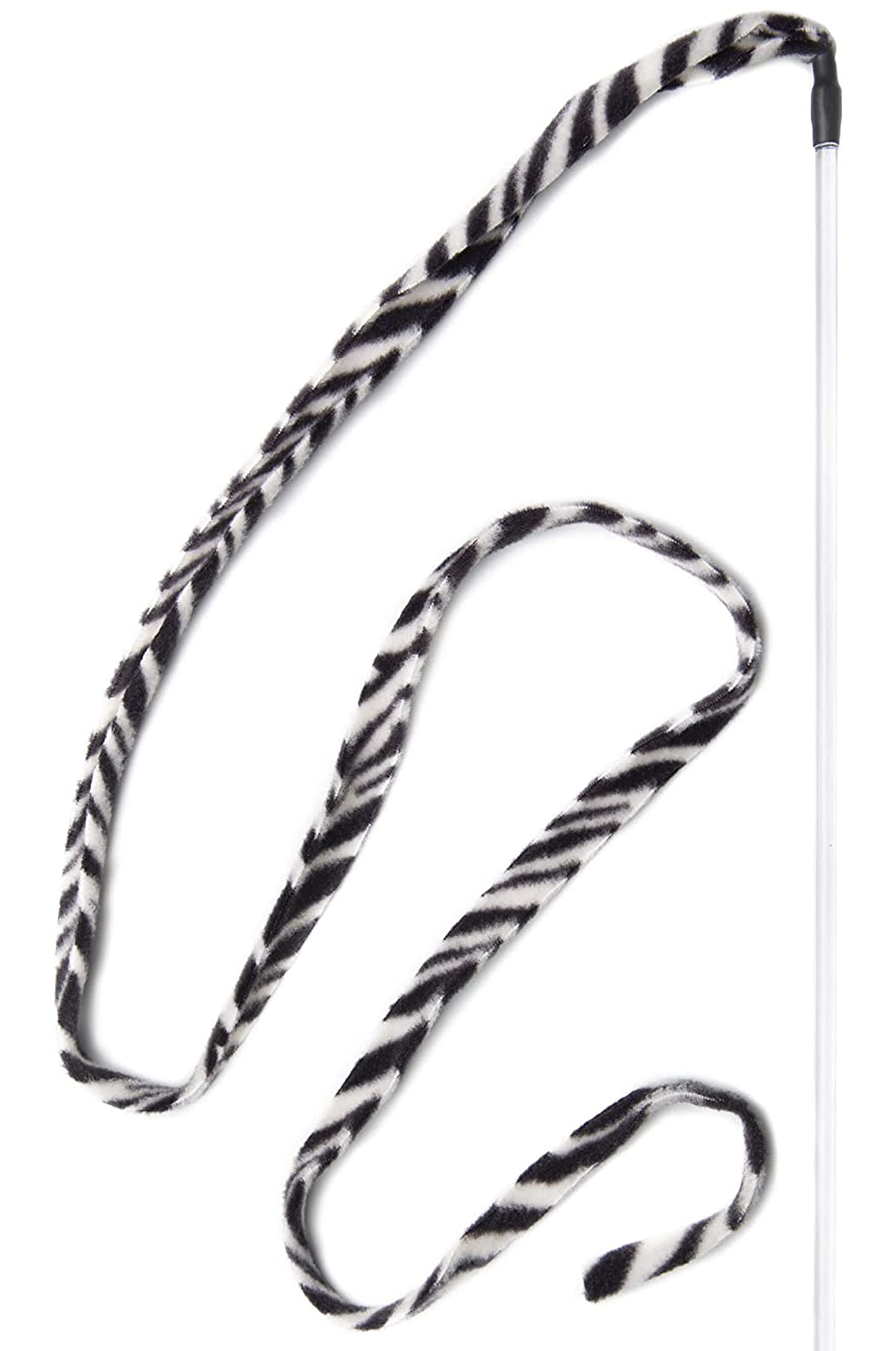 Cat Dancer Products Jungle Cat Charmer, Jungle Wand Toy For Kittens Training, Colorful Ribbon Cat Charmer, Interactive Catcher W