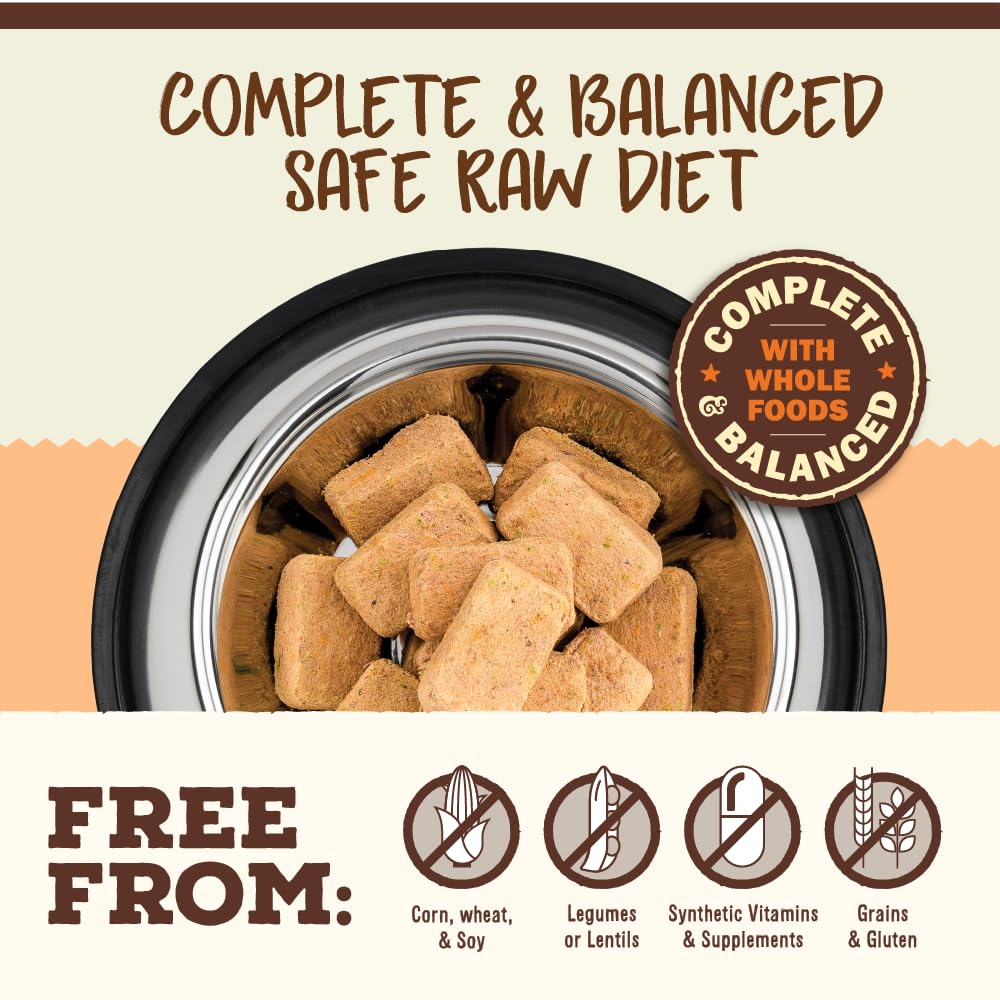 Primal Freeze Dried Raw Cat Food Nuggets Pork, Complete & Balanced Meal or Topper, Premium, Healthy, Grain Free, High Protein Ra