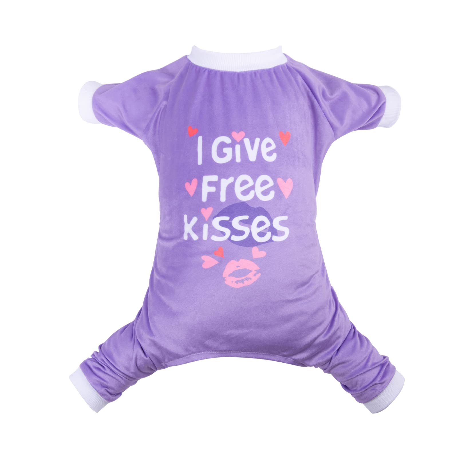 Cutebone Trend Letters Dog Pajamas Clothes Soft Puppy Pjs For Small Dogs P246S