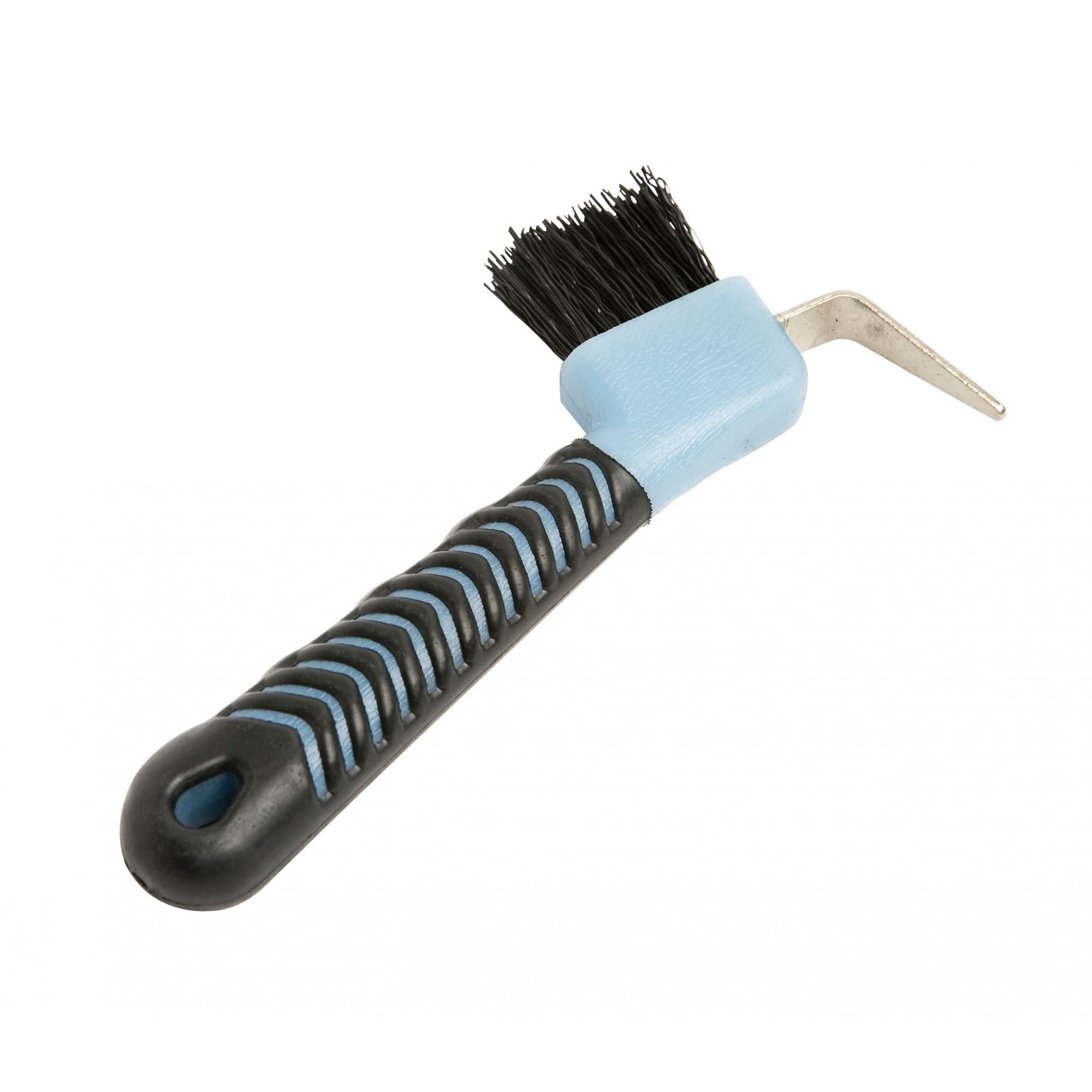 Roma Deluxe Soft Grip Hoof Pick, Light Blue/Black