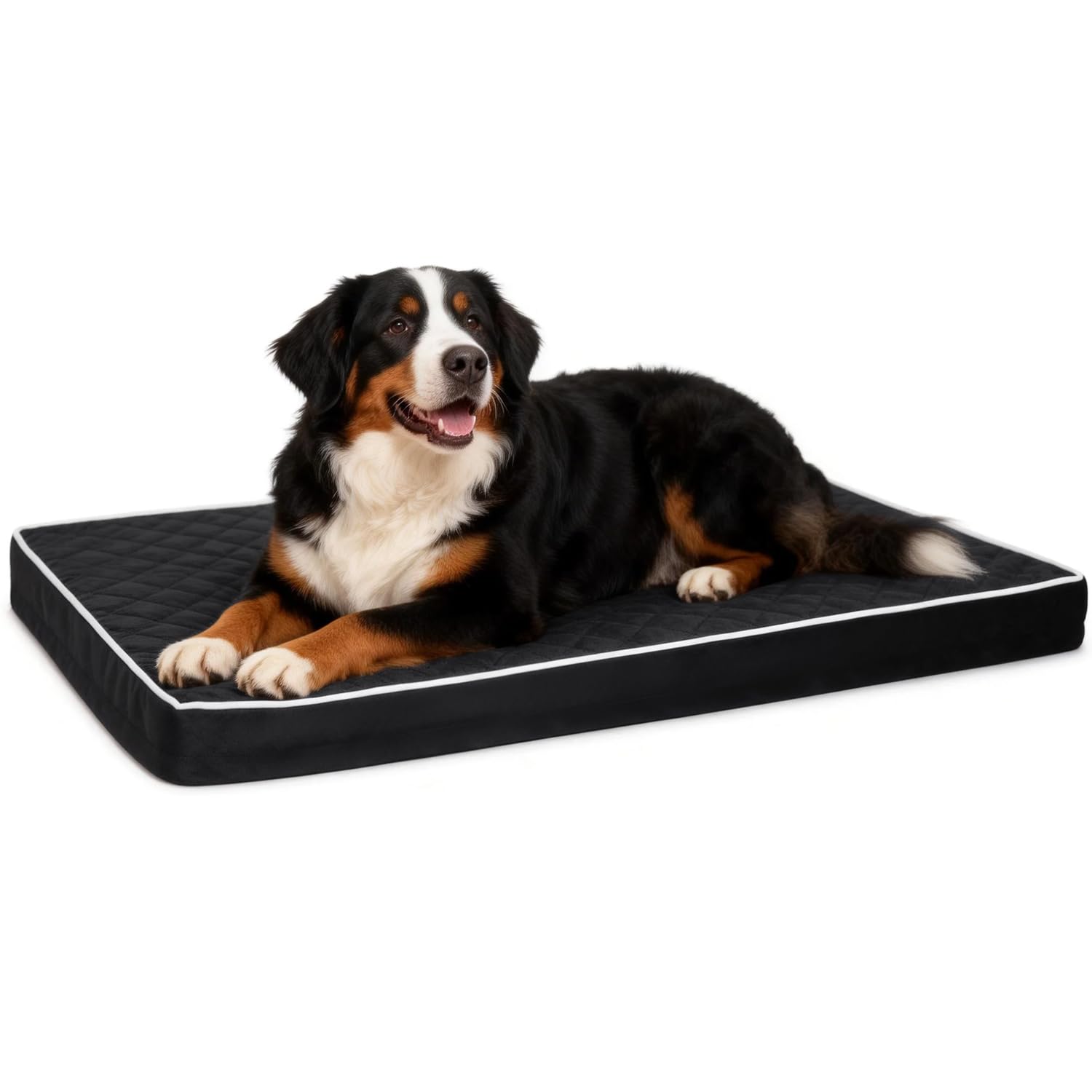 NUPIDA Orthopedic Dog Beds for Extra Large 48 inch Dog Crate Bed Waterproof Pet Kennel Pad with Removable Washable Cover and Non