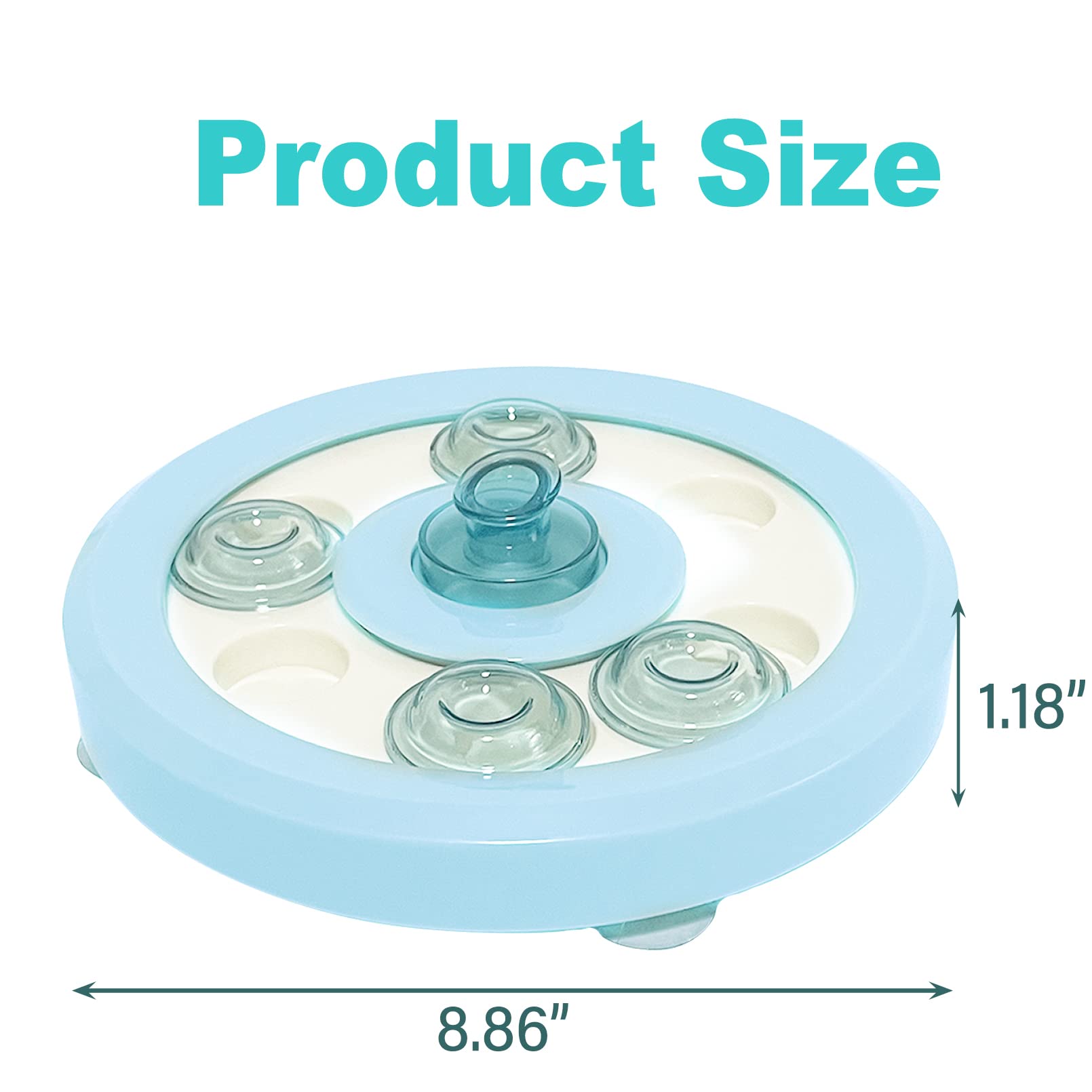 Kathson Rabbit Foraging Toy Interactive Puzzle Slow Feeder Puppy Treat Dispenser For Iq Traning Mental Enrichment Funny Feeding Fun Game Toy For Bunny Ferret Chinchilas Dog Cat