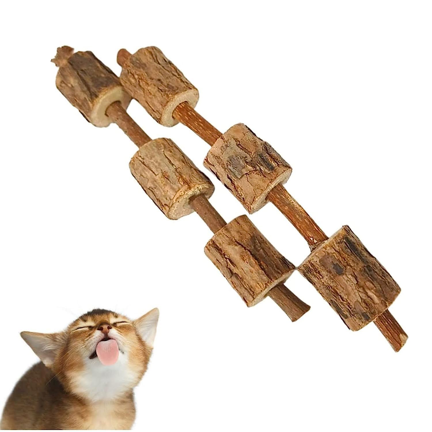 W9 Pet Products 100% Pure Natural Catnip Green Rush Stick Rollers Toys For Small Cats Combo Of 2 Stick (5 Inch)