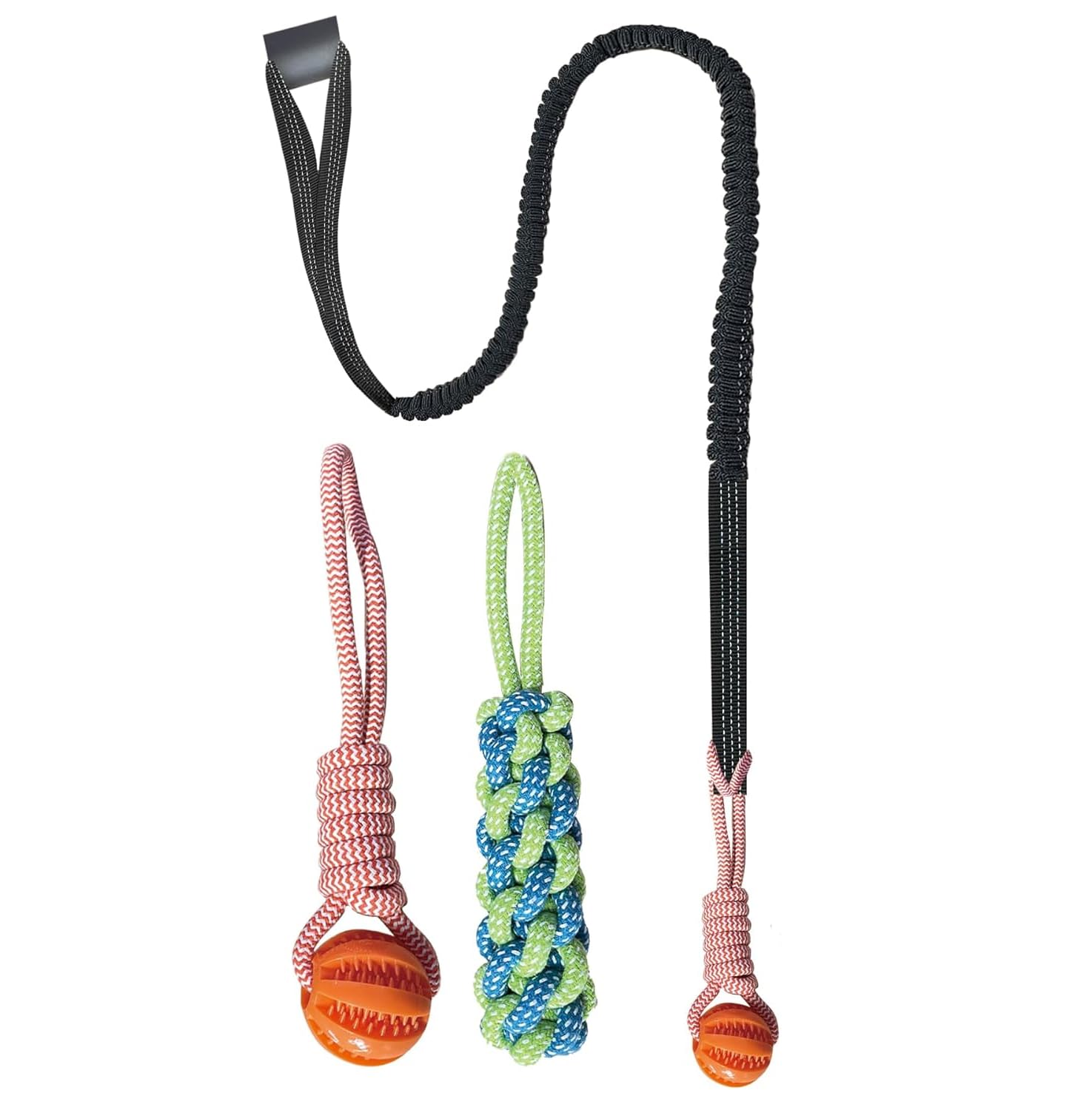 Interactive Dog Toys Tug of War Dog Toy for Small/Medium/Large Dogs,Teething Rope for Teeth Cleaning,Puzzle Ball for Chewing,Dog