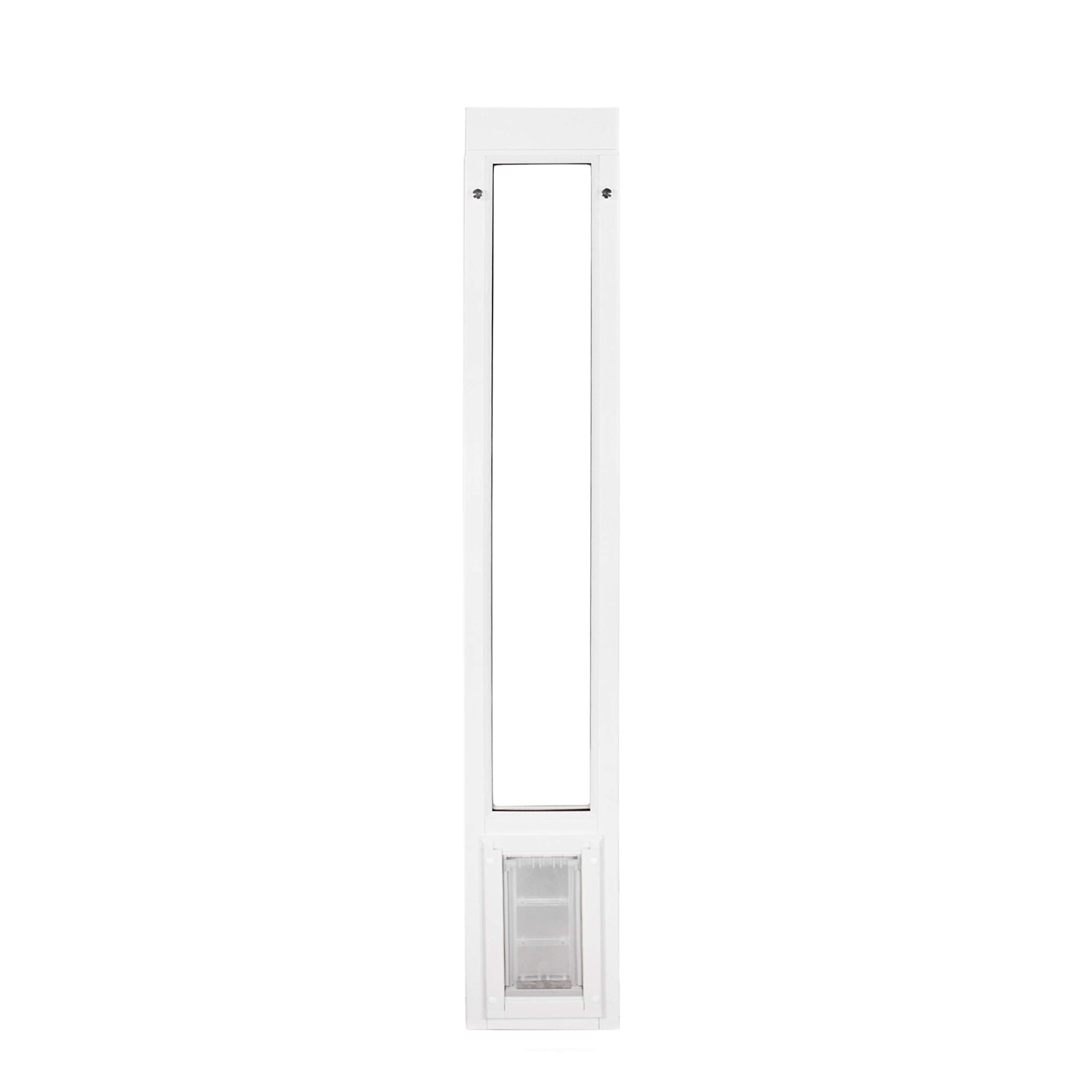 Endura Flap Cat Door for Vinyl Sliding Glass Doors | Weatherproof & Insulated for Cats and Small Dogs | Durable with Secure Lock