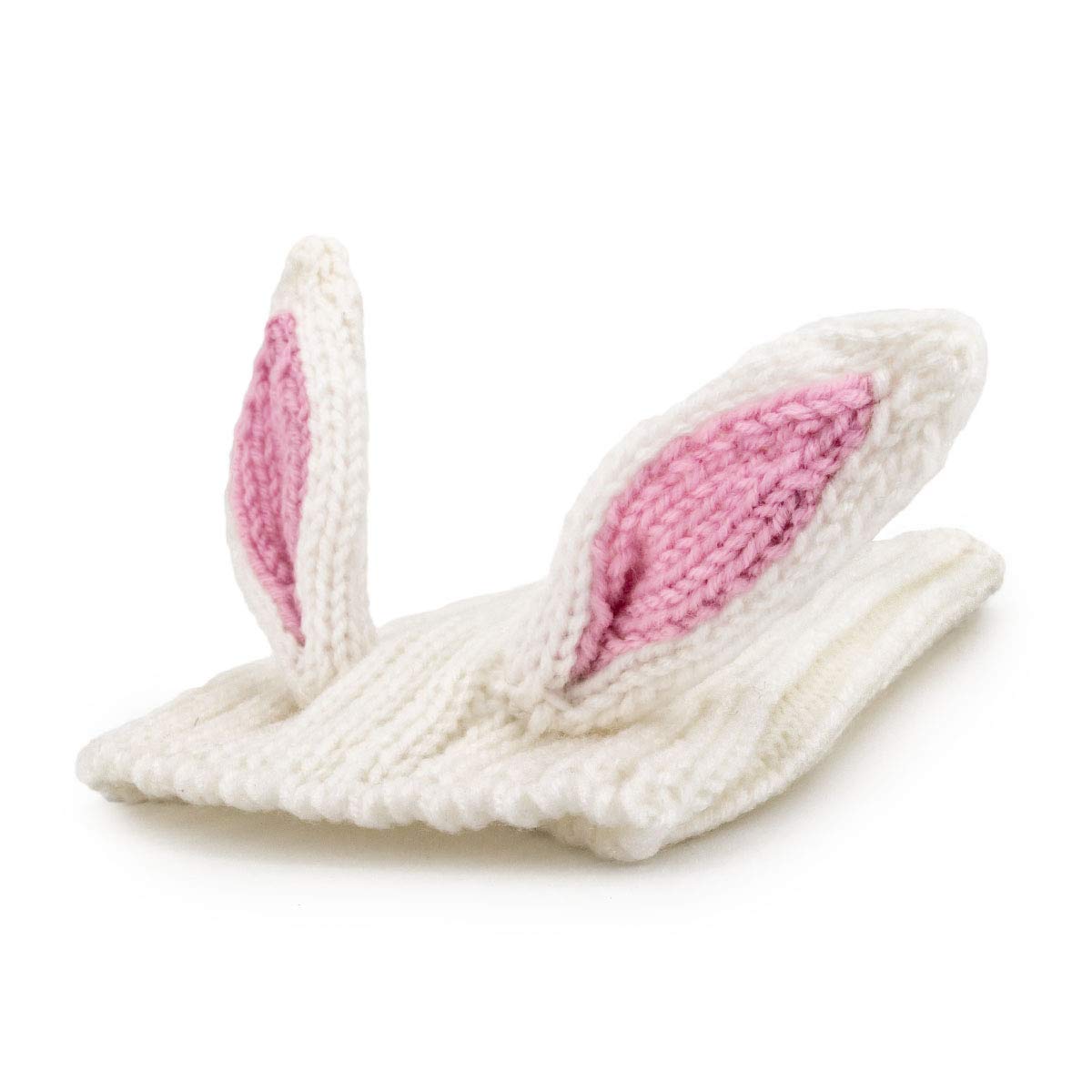 Zoo Snoods Bunny Costume - Knit Easter Dog Snood Ear Wrap For Pets, Warm Neck Cover For Halloween And Winter (Large)