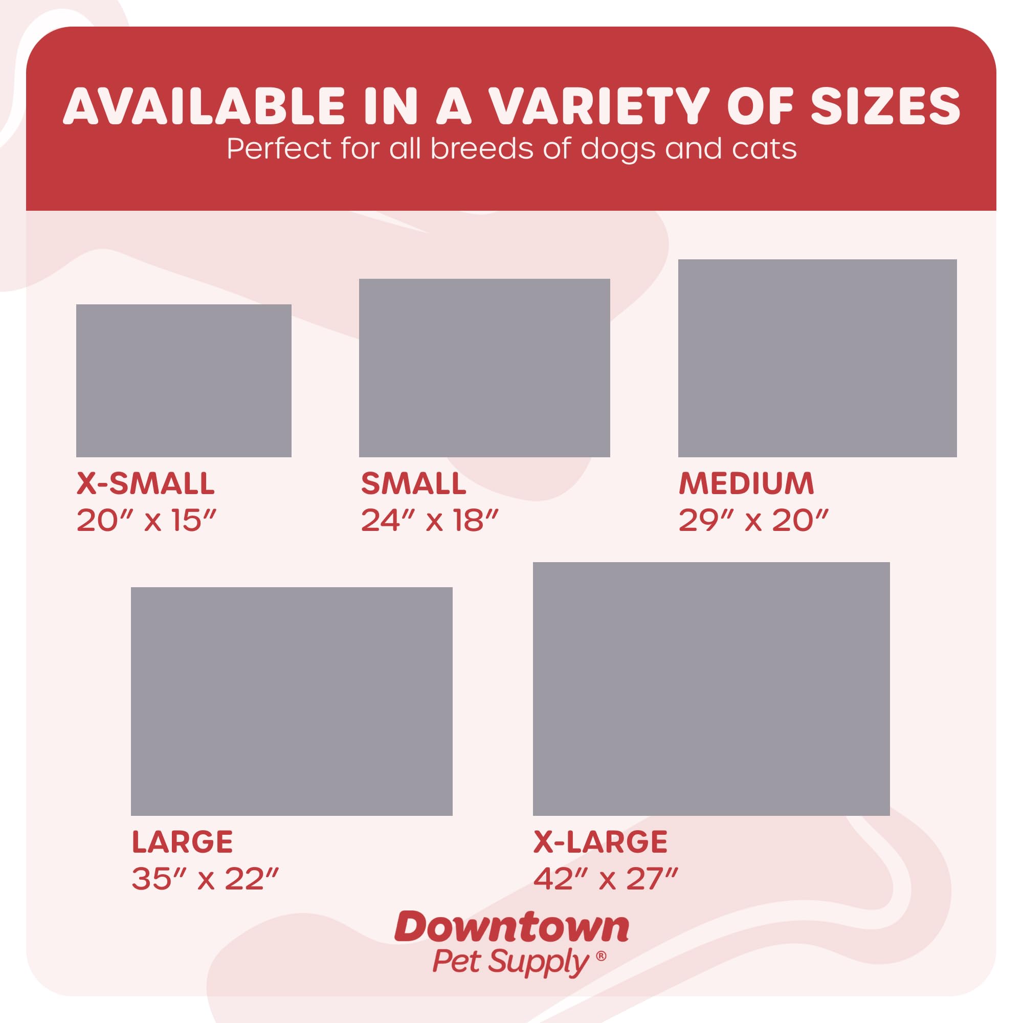 Downtown Pet Supply Dog Crate Pad, 29 X 20 Boho, Waterproof Ripstop Nylon Fabric, Chew Proof, Machine Washable, Medium Padded