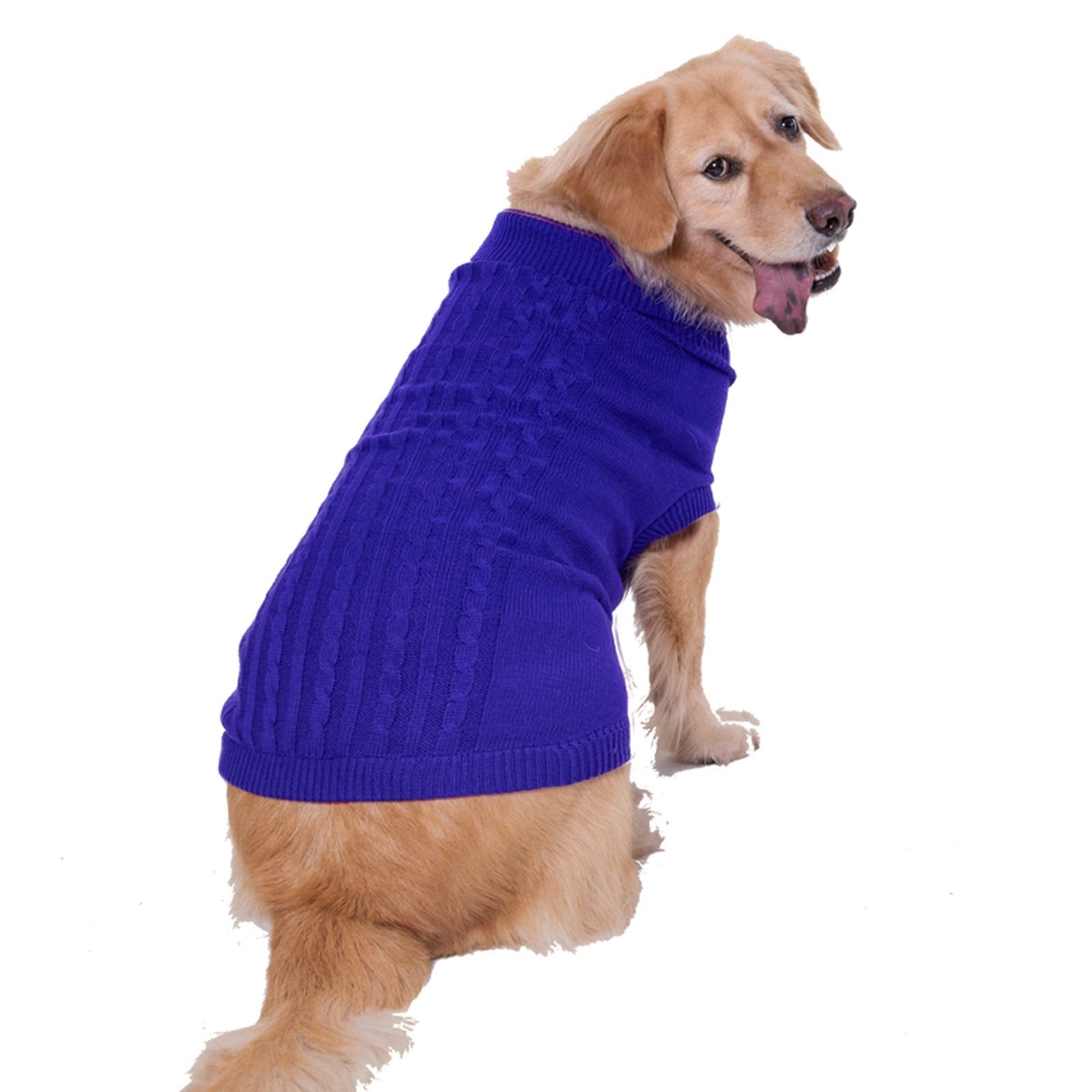 Dog Sweater, Warm Pet Sweater, Dog Sweaters For Small Dogs Medium Dogs Large Dogs, Cute Knitted Classic Cat Sweater Dog Clothes Coat For Girls Boys Dog Puppy Cat (Xxxl, Dark Blue)