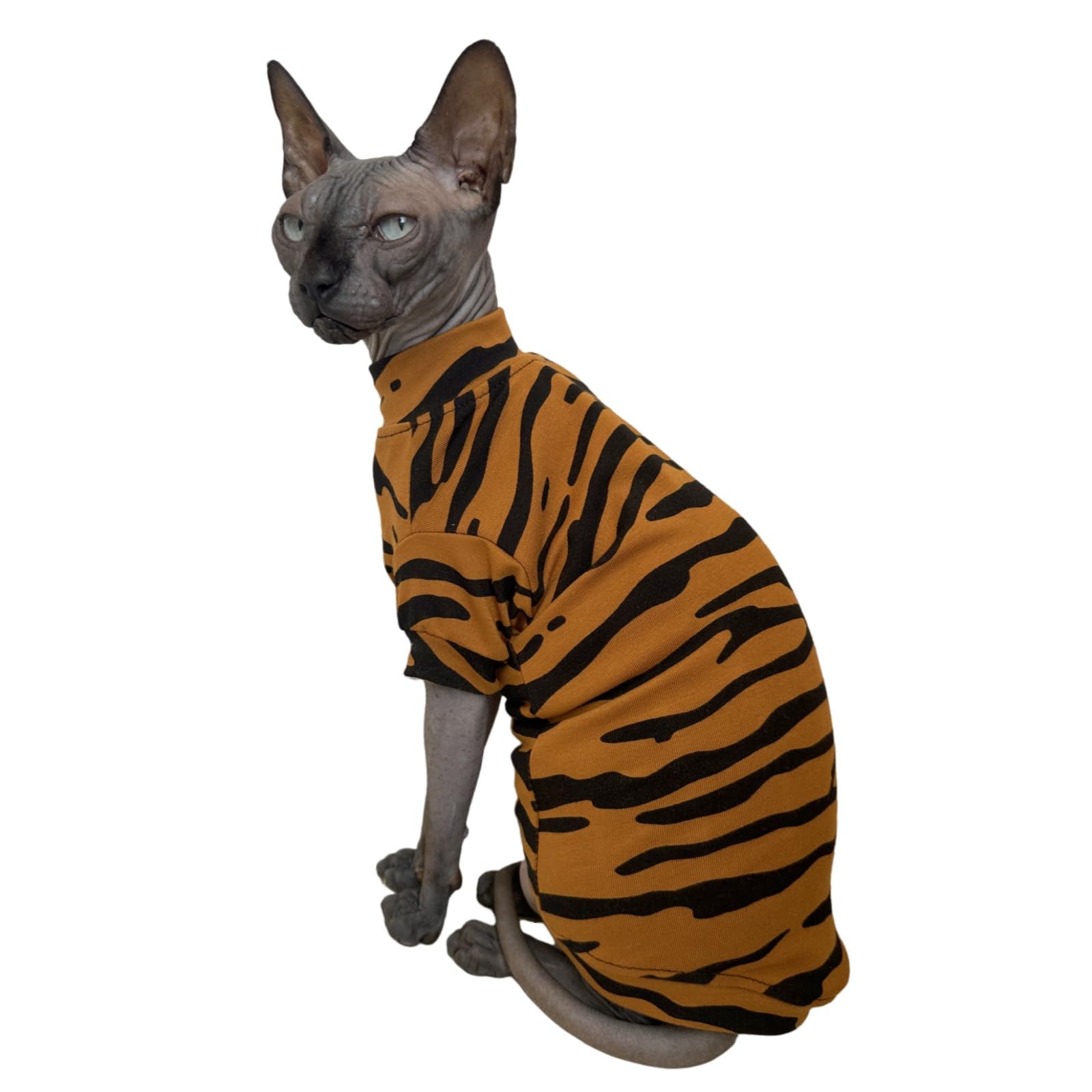 Limited Edition Sphynx Cat Cotton T-Shirts Hairless Cat Sweatshirt Pet Kitten Clothes Round Collar Kitten Shirts Vest Cats & Sma
