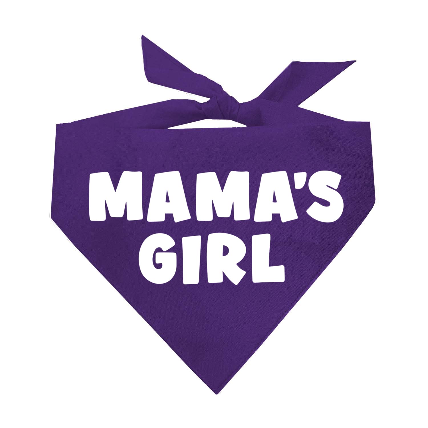 Mama'S Girl Dog Bandana | 100% Cotton For Mom | Valentine'S Day | Prop Photoshoot | Purple, X-Small (949)