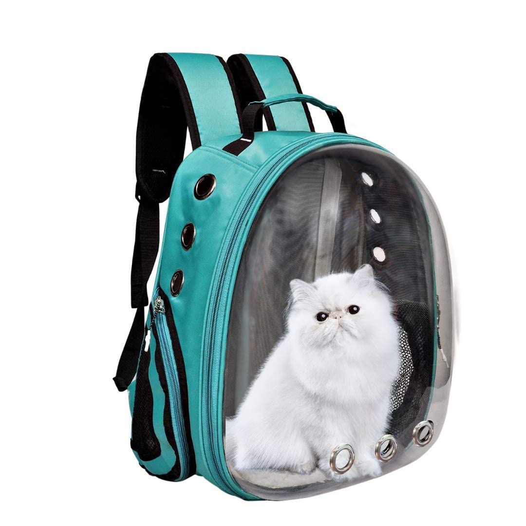 D&C PAWS Portable Multi Air Vents Waterproof Gleam Travel Bag Cum Carrier Space Astronaut Capsule Backpack for Cats, Dogs, Pets