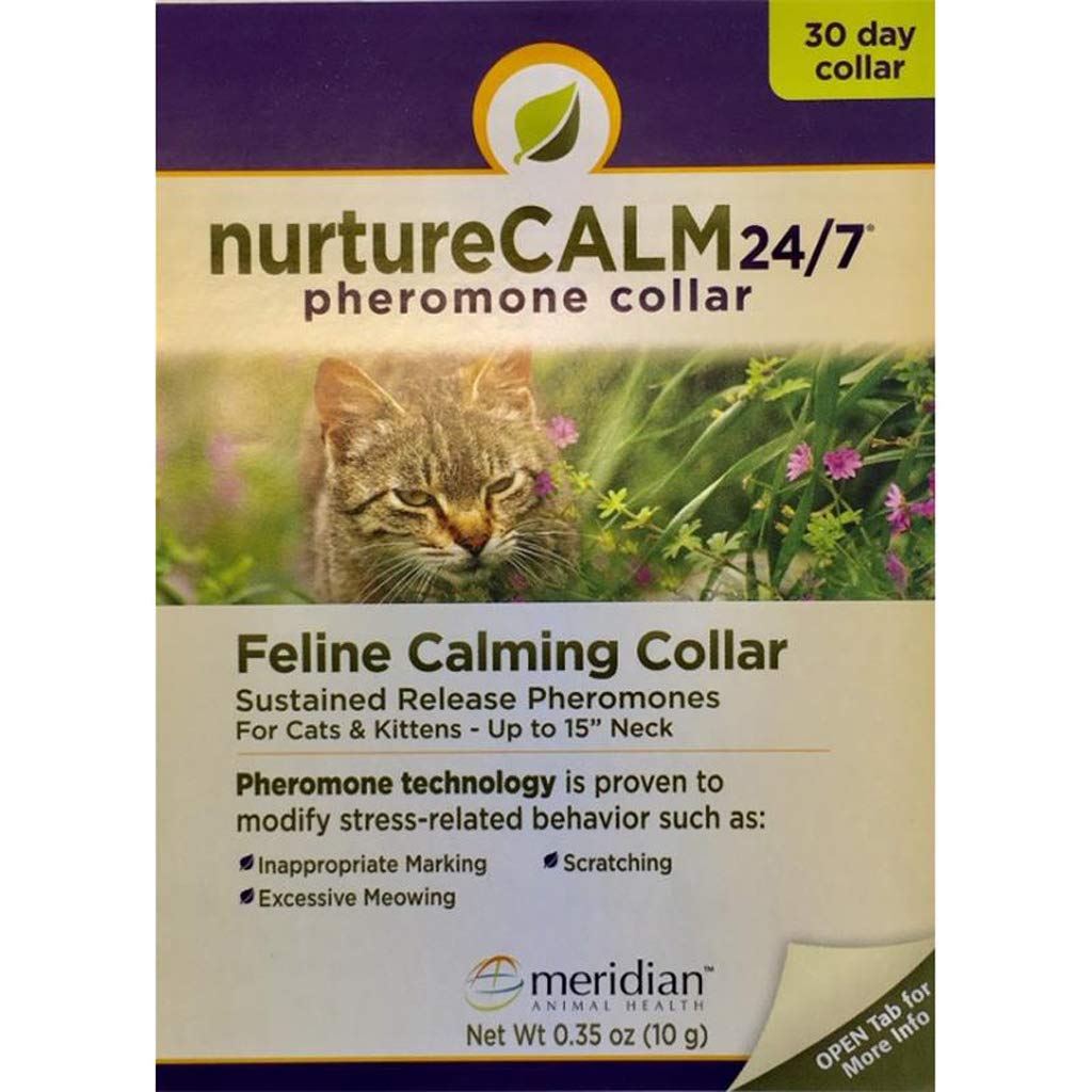 Nurturecalm 24/7 Feline Calming Pheromone Collar (Upto 15' Neck)