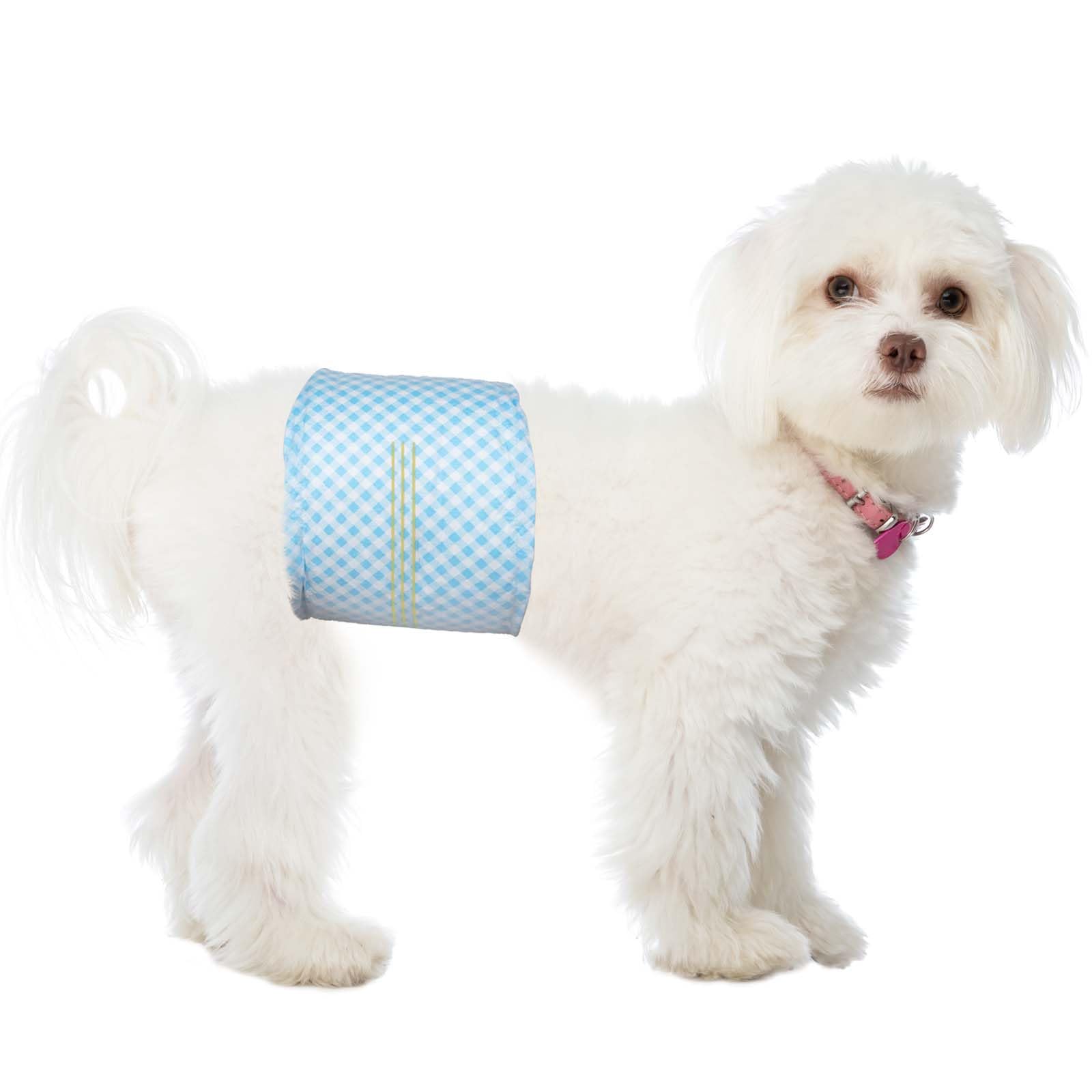 Disposable Belly Bands For Male Dogs,Puppy Diapers Male With Wetness Indicator, Super Absorbent Soft Male Dog Diapers (S, 20)