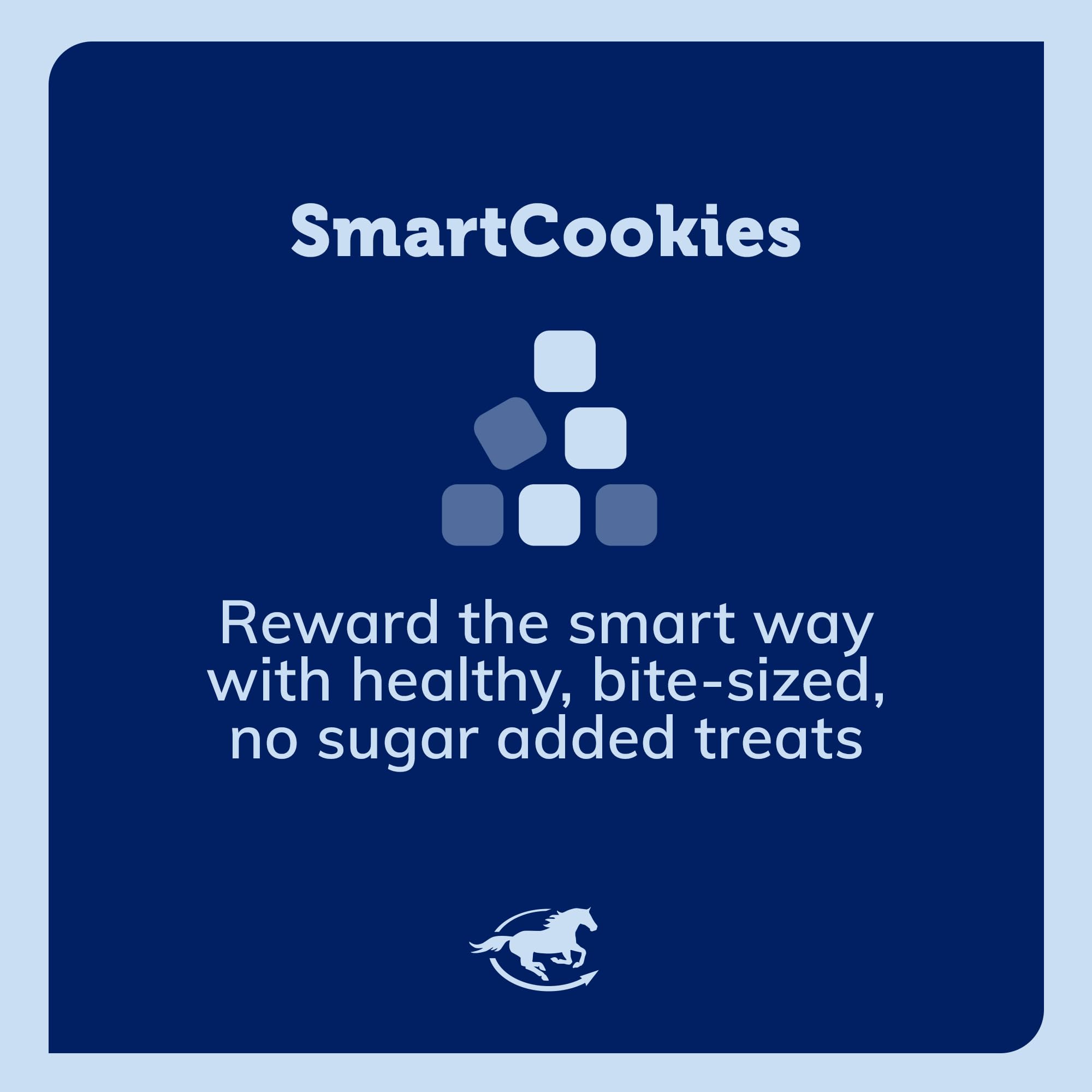 SMARTPAK SmartCookies | Healthy Treats for Horses Made from Coconut Meal, Beet Pulp, Alfalfa, and Flaxseed Oil | No Sugar Added