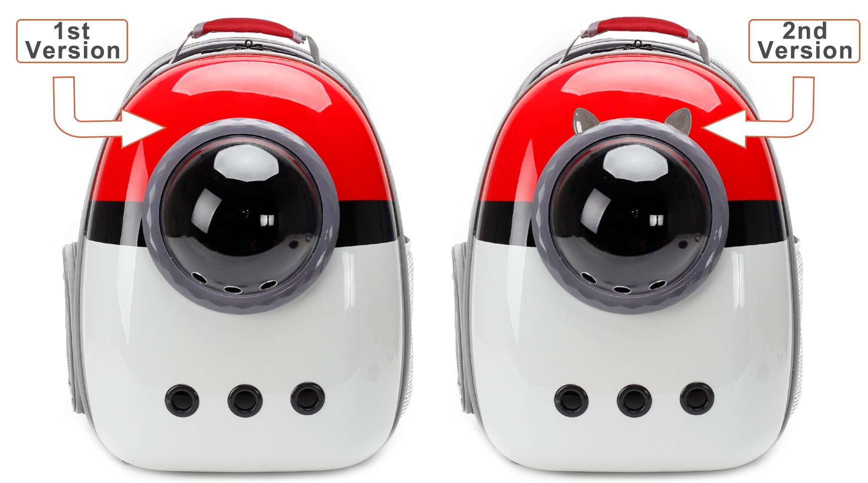 Back Expandable Cat Carrier Backpack For Cats Kitten Small Puppy, Airline Approved Cat Bubble Backpack, Space Capsule Astronaut