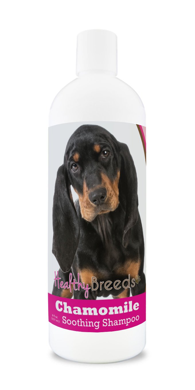 Healthy Breeds Black and Tan Coonhound Chamomile Soothing Dog Shampoo 8 oz