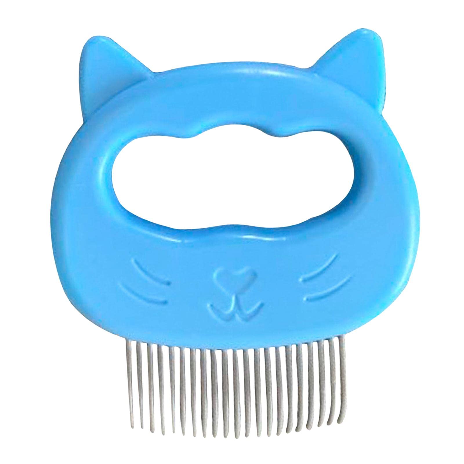 Atorse Pets Massage Comb Cleaning Brush Tool Cats Medium Dogs Deshedding Brush Blue|Pet Supplies|Dog Supplies|Grooming|Brushes C