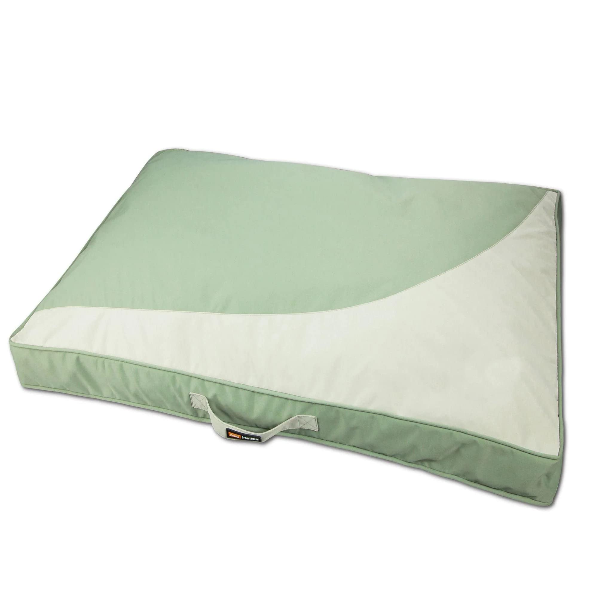 Dog Helios 'Immortal-Trek' Waterproof Rectangular Travel Dog Bed, Small, Green