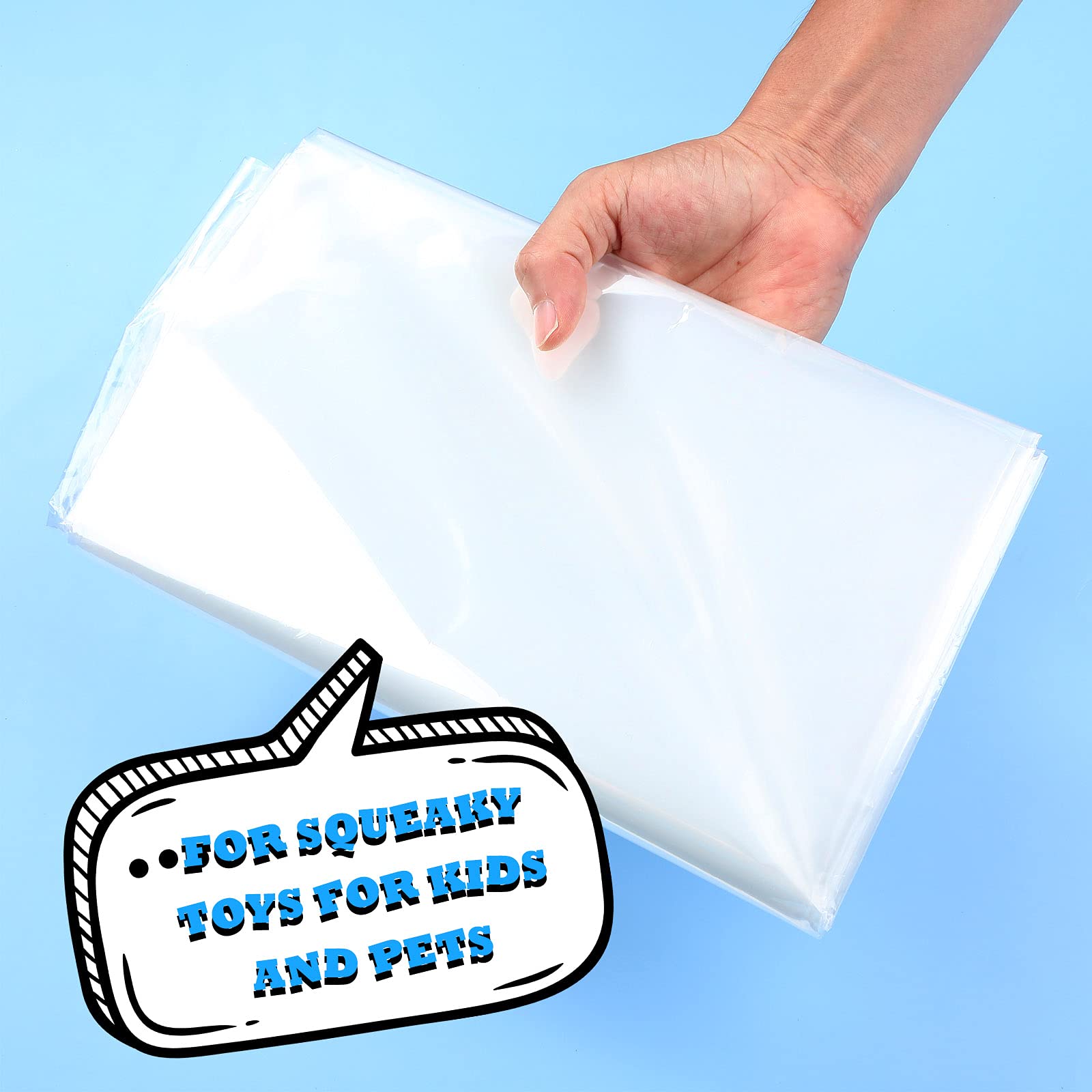 1 Yard Crinkle Paper For Baby Toys Noise Making Plastic Film For Dog Toys Noise Maker Dog Cat Pet Supplies