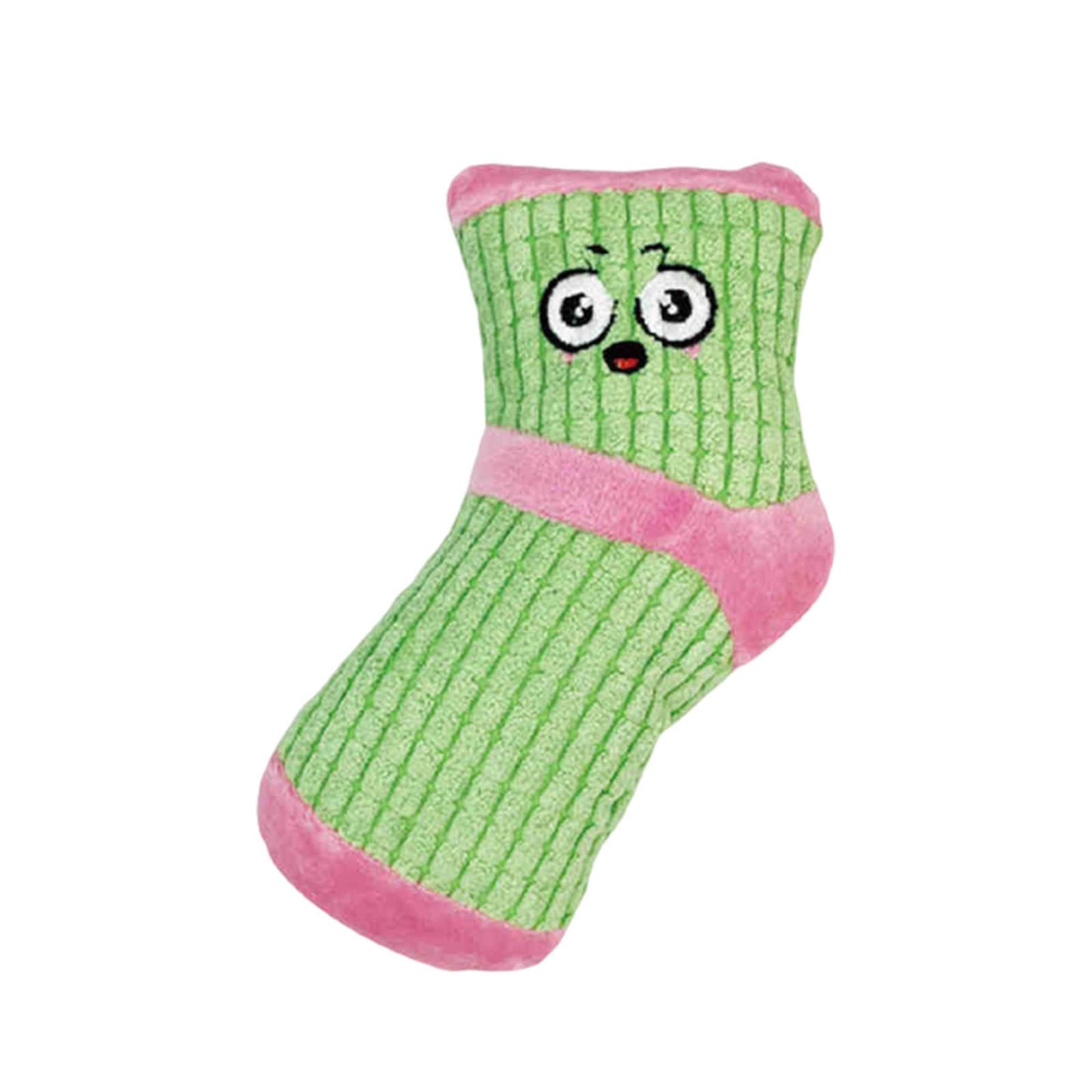 BNF Squeaky Dog Toy Creative Keep Them Busy Expression Bite Toy Interactive Cute Green PinkPet Supplies/Dogs/Toys/Squeak Toys