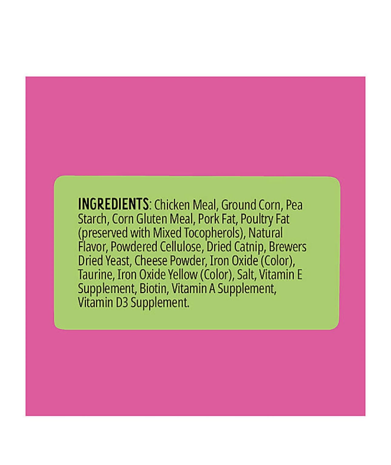 Bonkers Cat Treats, Catnip Chickn Cheddar Flavor, 3 oz Pack with Catnip Purrpop Sample