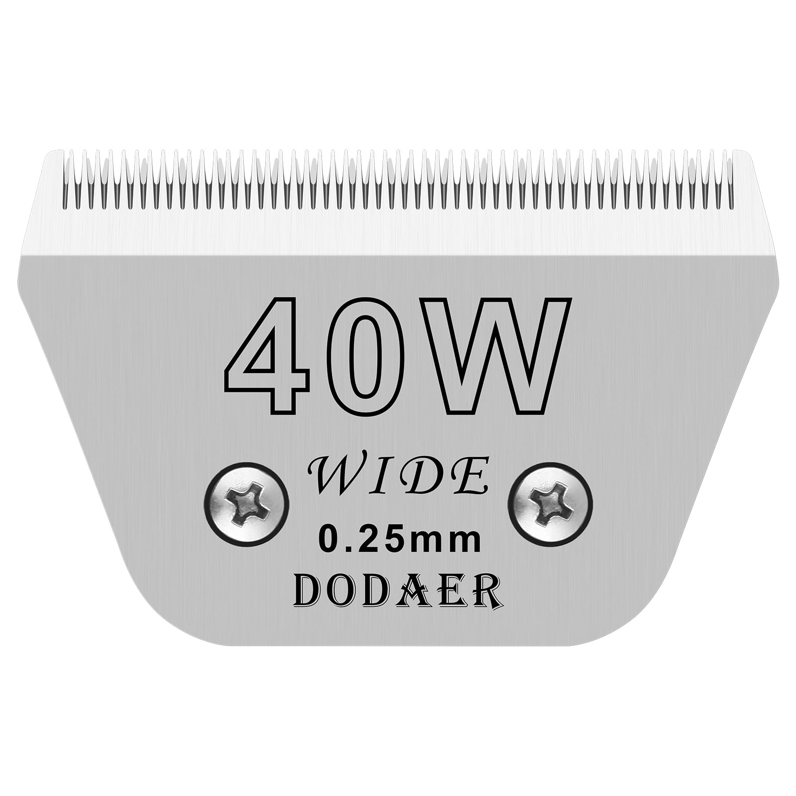 Dodaer Detachable Pet Dog Grooming Blades-Size 40W Dog Grooming Wide Blade,Cutting Length 1/100'',Compatible With Andi-S,Oster A