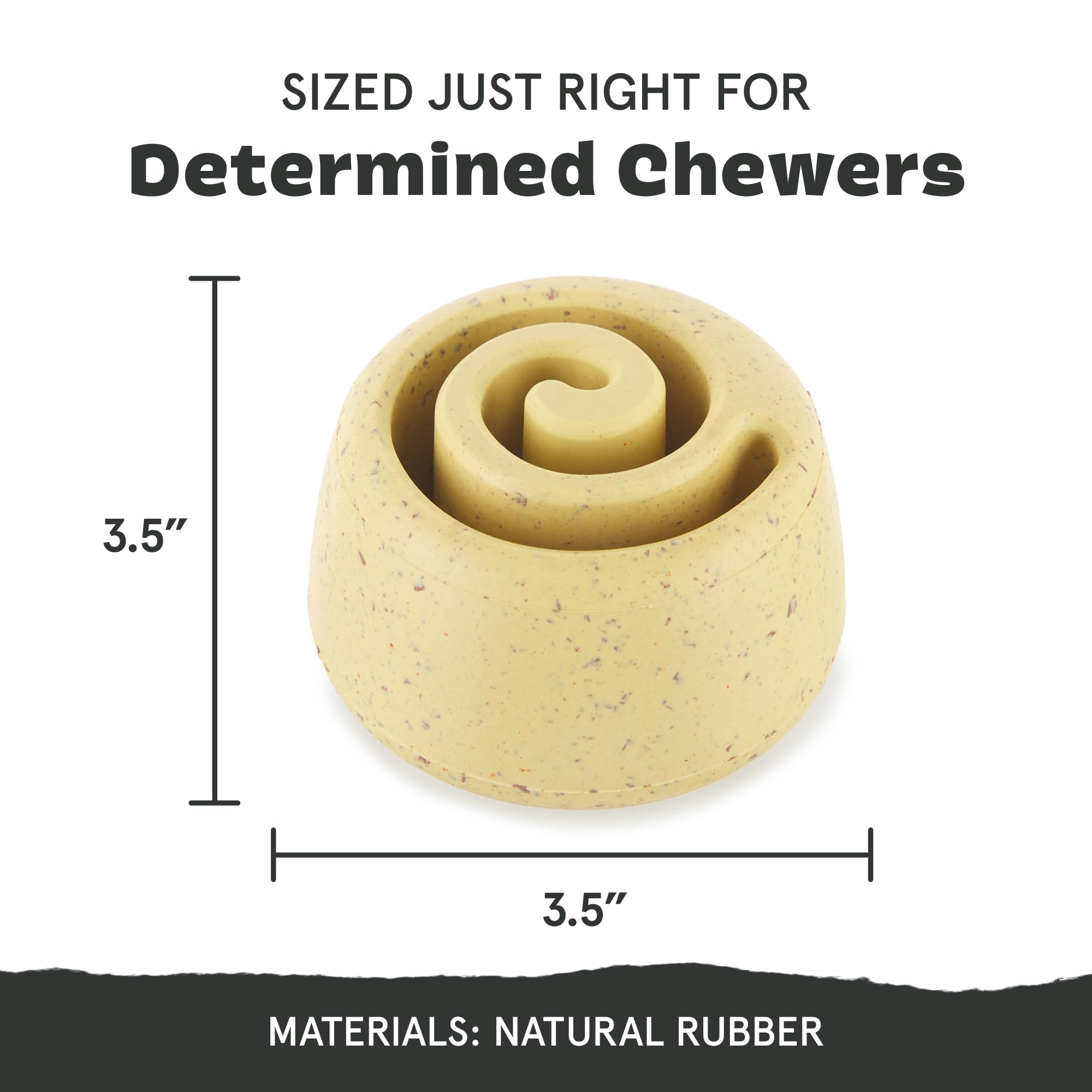 Barkbox Super Chewer Cinamutt Roll Treat Dispensing Toy For Dogs And Puppies, Medium And Large Dogs