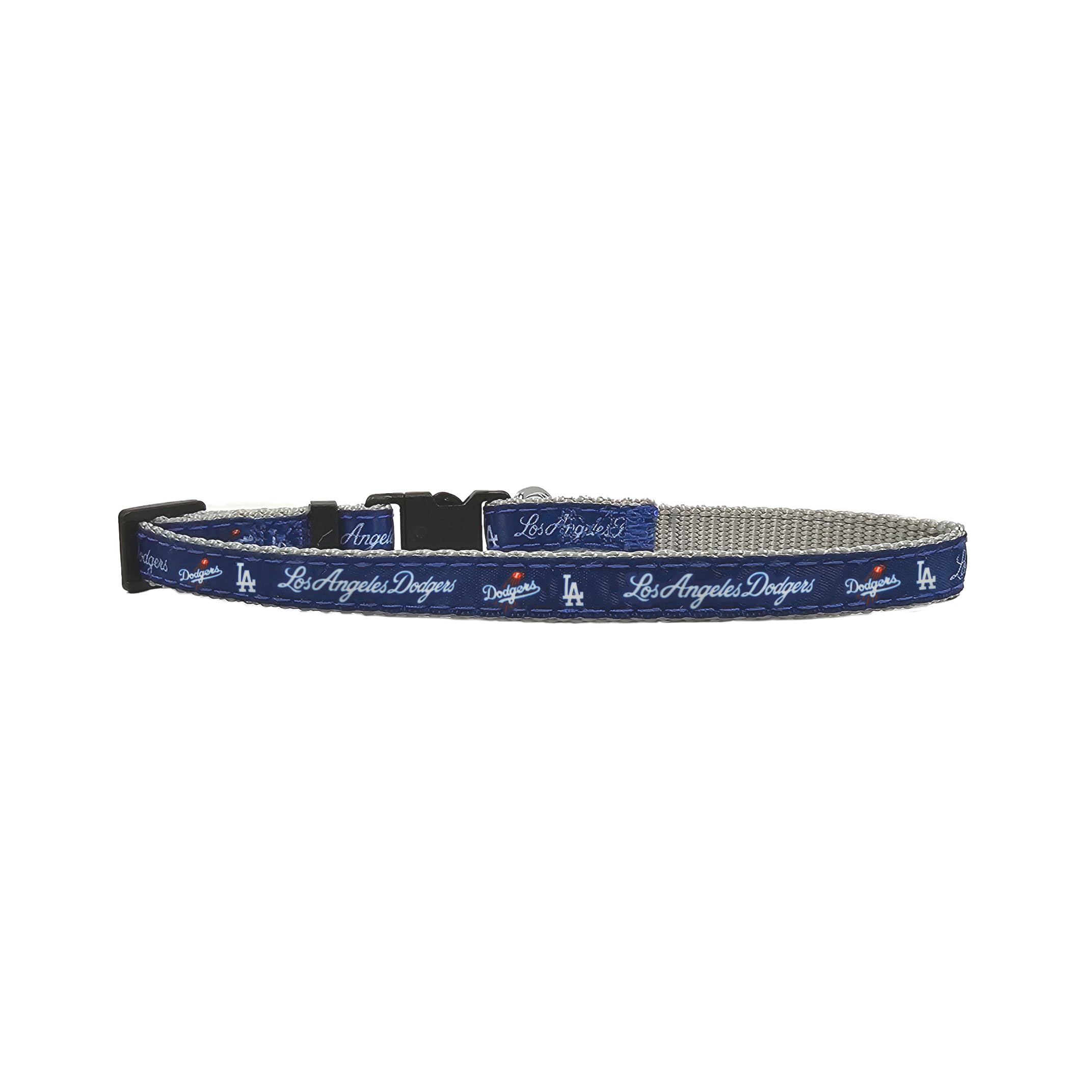 Mlb Cat Collar Los Angeles Dodgers Satin Cat Collar Baseball Team Collar For Dogs & Cats. A Shiny & Colorful Cat Collar With Rin