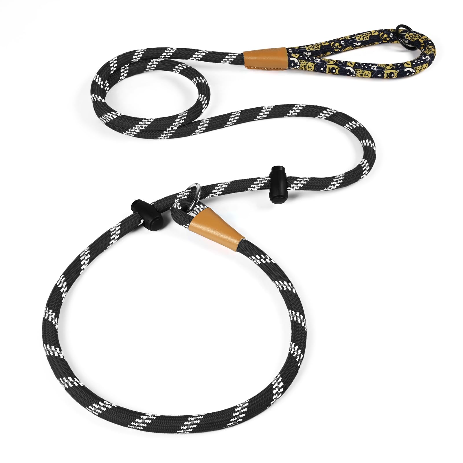 Lynxking Slip Lead Dog Leash Reflective, Heavy Duty Comfortable Strong Rope For Large Medium Small Dogs No Pull Pet Training
